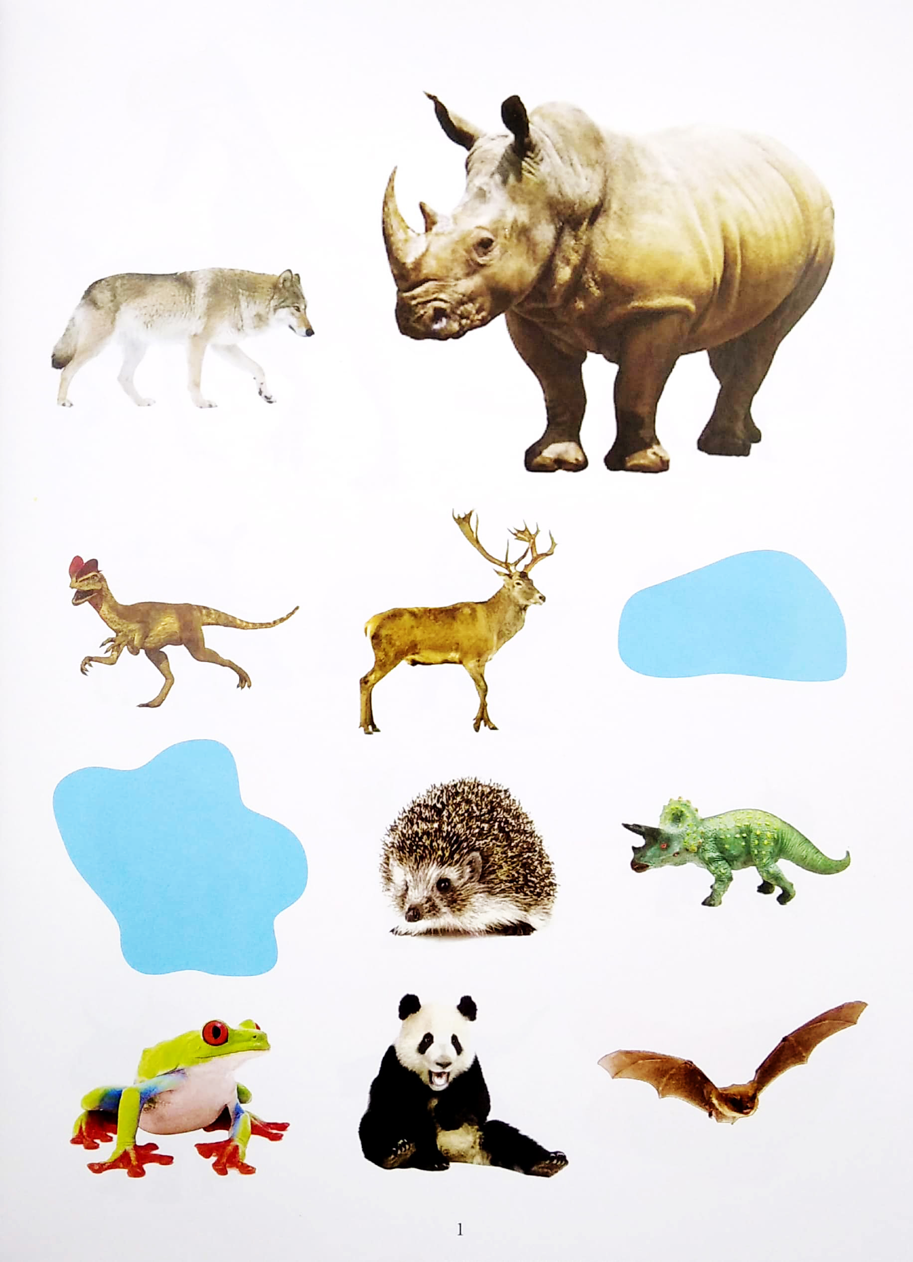 bóc dán thông minh - khủng long và động vật hoang dã (tái bản 2022)