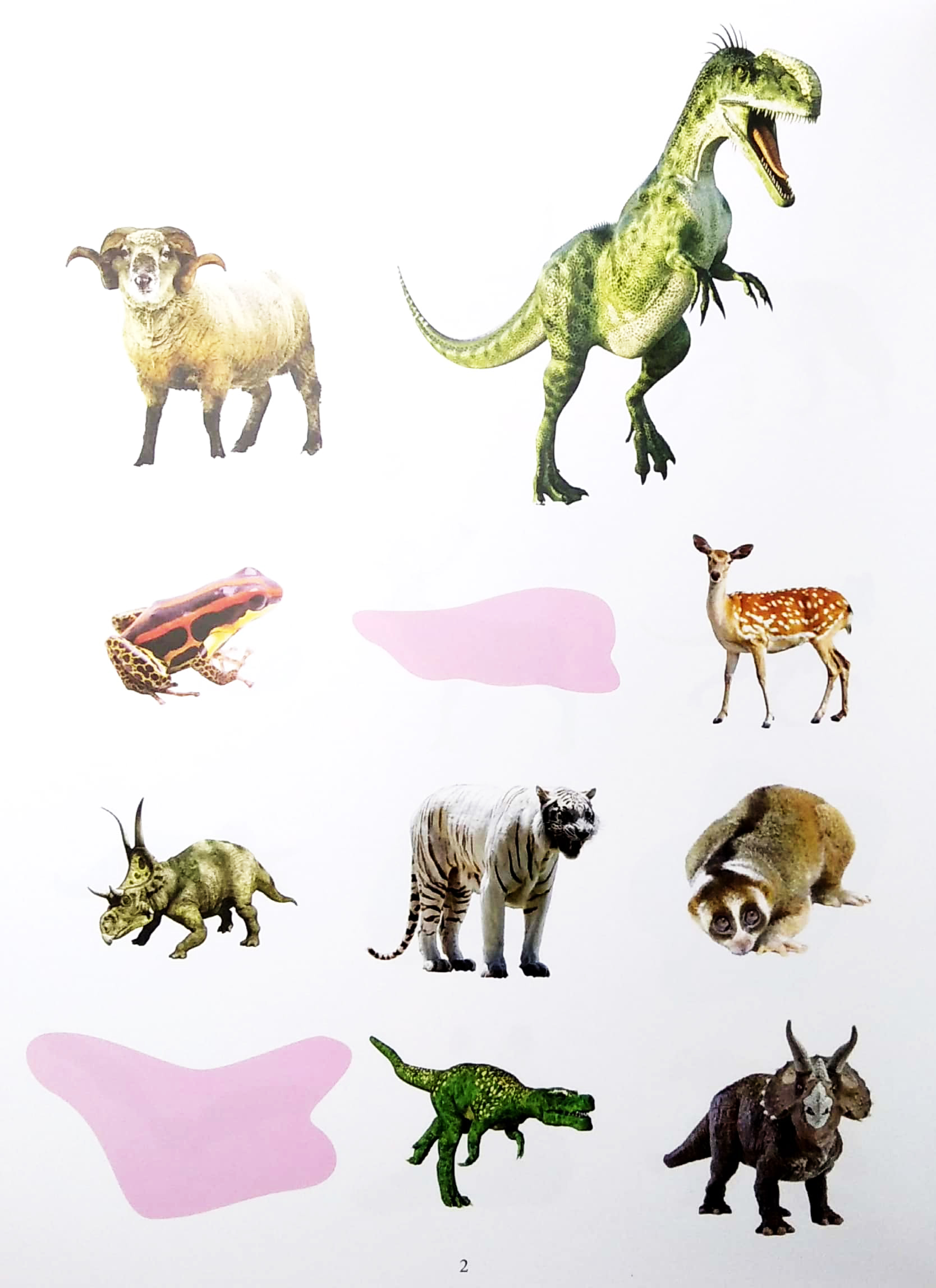 bóc dán thông minh - khủng long và động vật hoang dã (tái bản 2022)