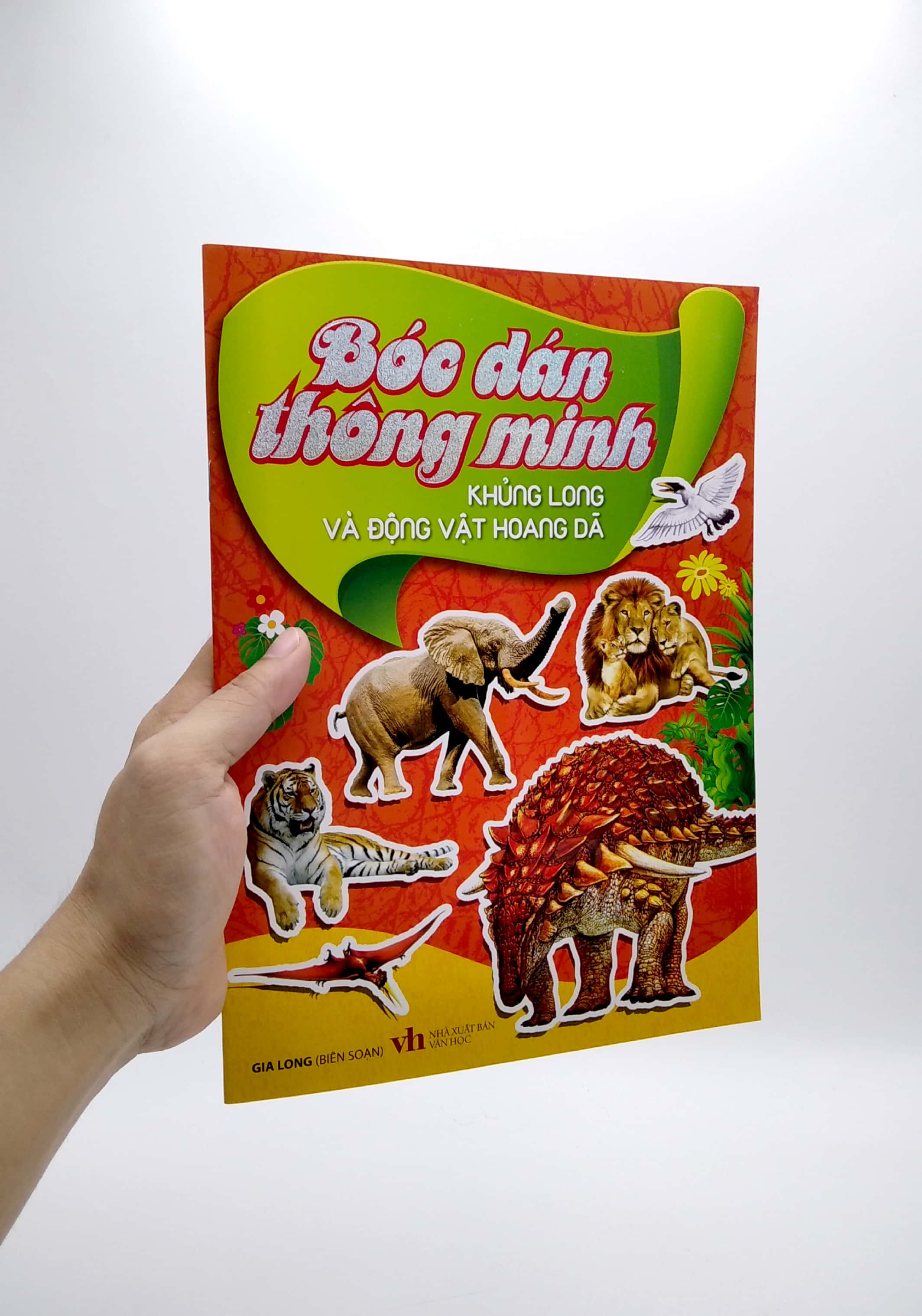 bóc dán thông minh - khủng long và động vật hoang dã (tái bản 2022)