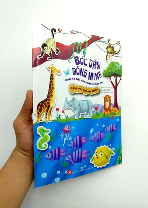 bóc dán thông minh - luyện tay thật khéo, luyện mắt thật tinh - động vật mà em thích