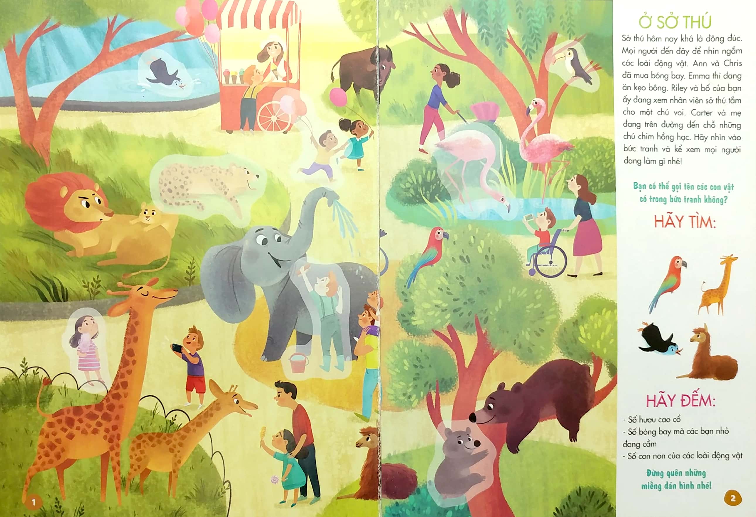 bóc dán thông minh - luyện tay thật khéo, luyện mắt thật tinh - hôm nay mình đi đâu nhỉ?