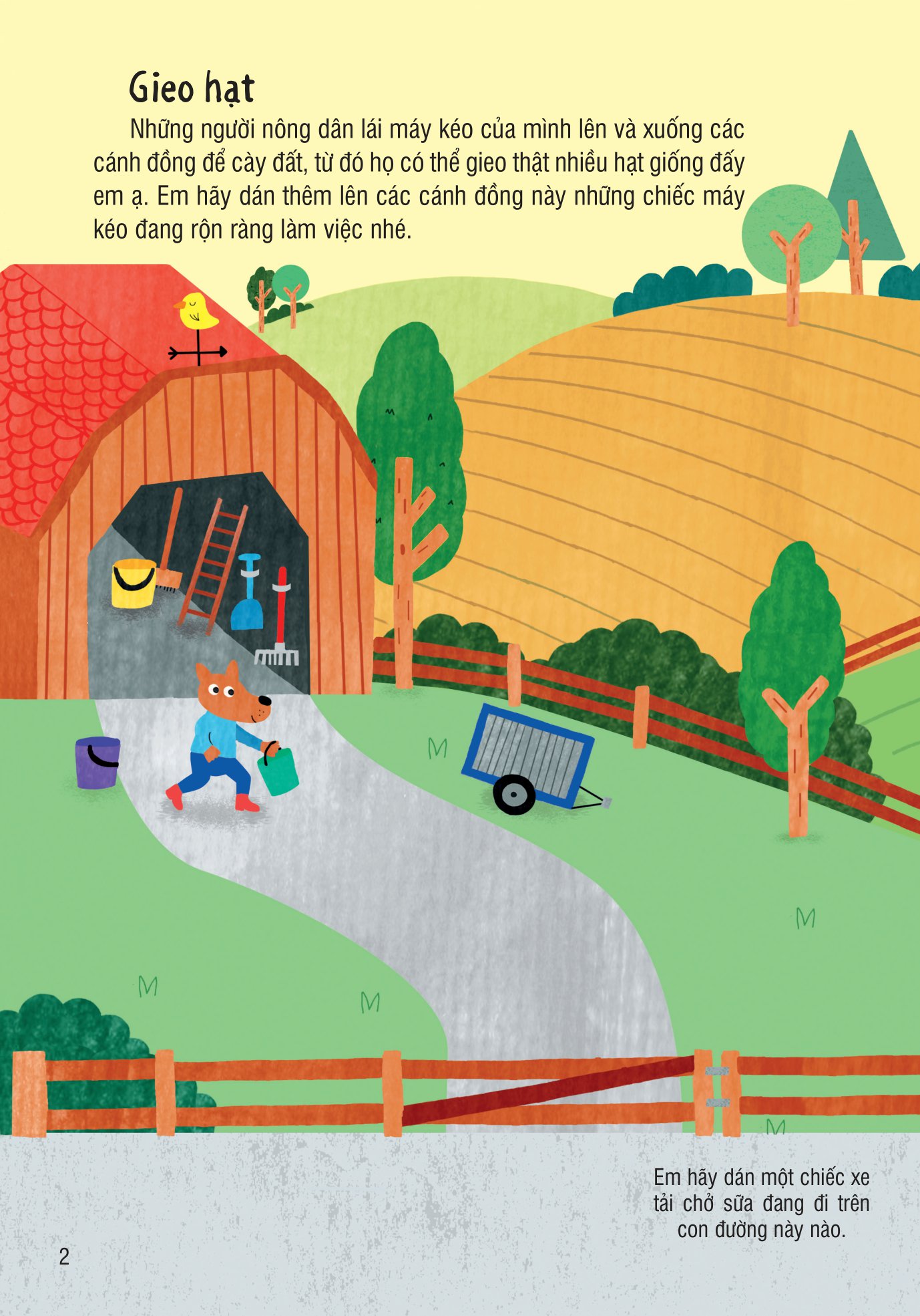 bóc dán thông minh - máy kéo và xe tải