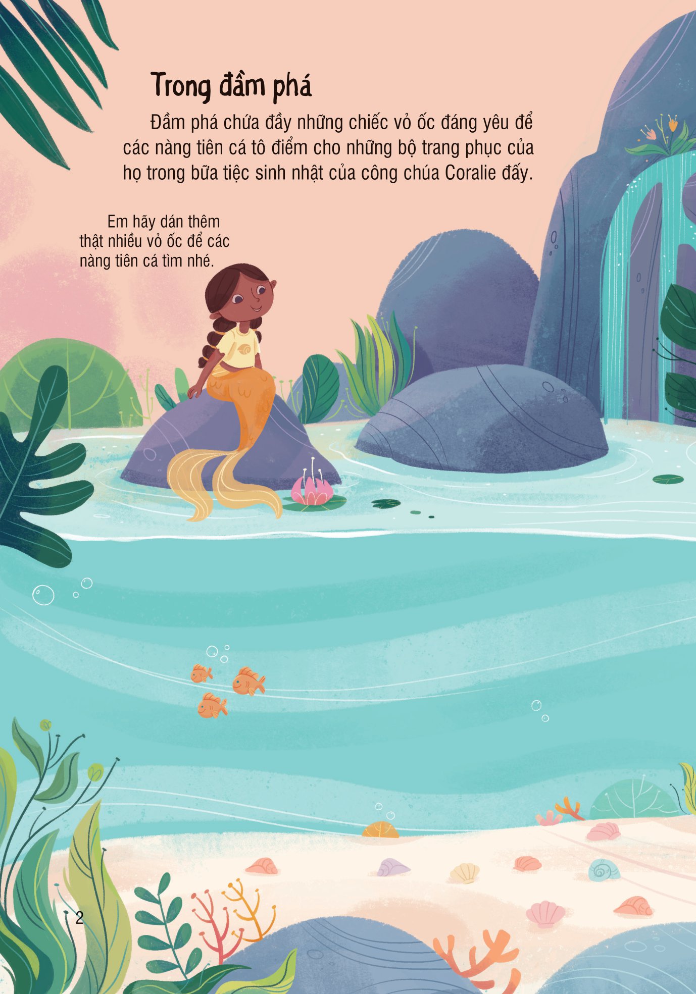 bóc dán thông minh - nàng tiên cá (dành cho trẻ từ 3-8 tuổi)