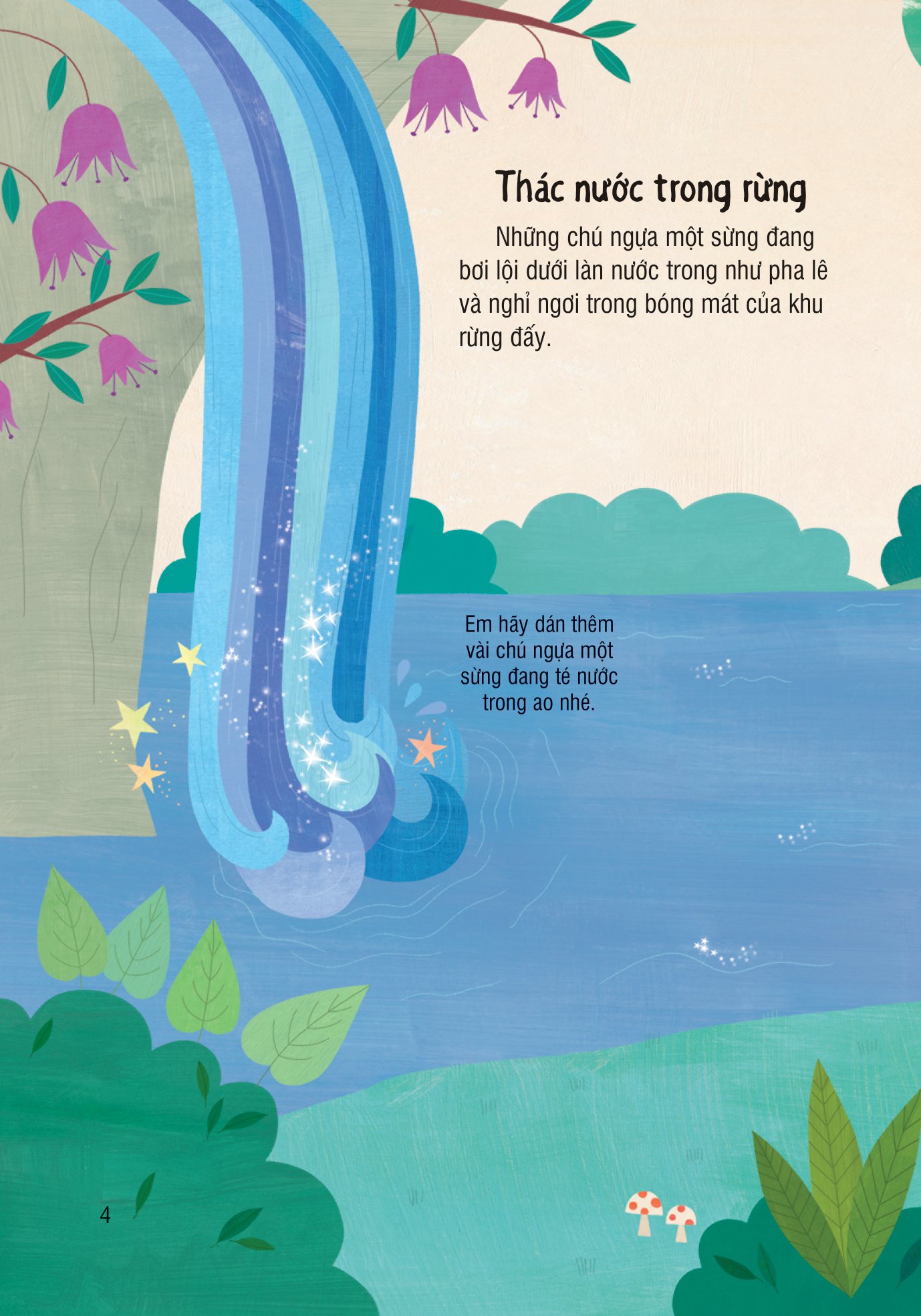 bóc dán thông minh - ngựa một sừng (dành cho trẻ từ 3-8 tuổi)