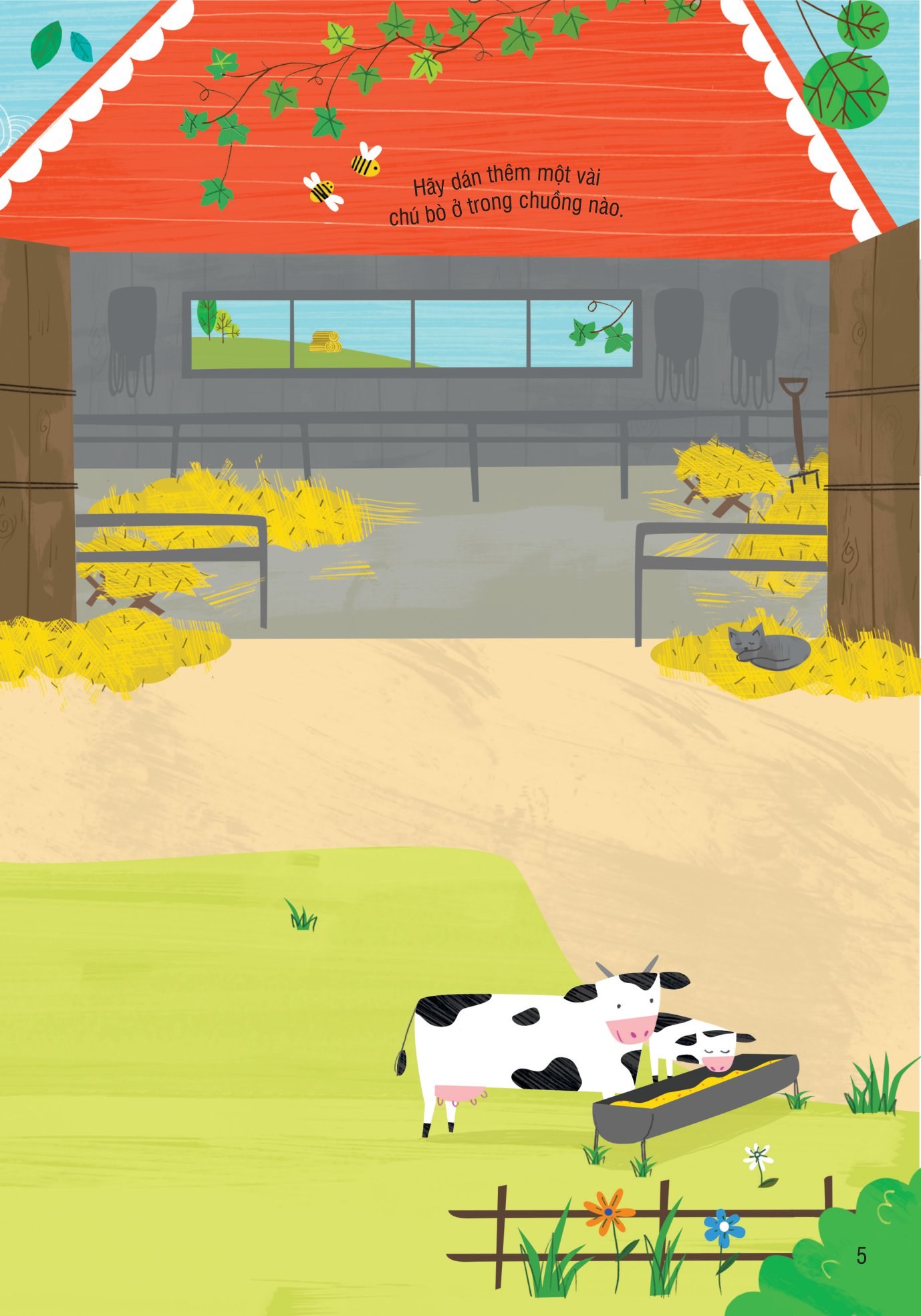 bóc dán thông minh - nông trại