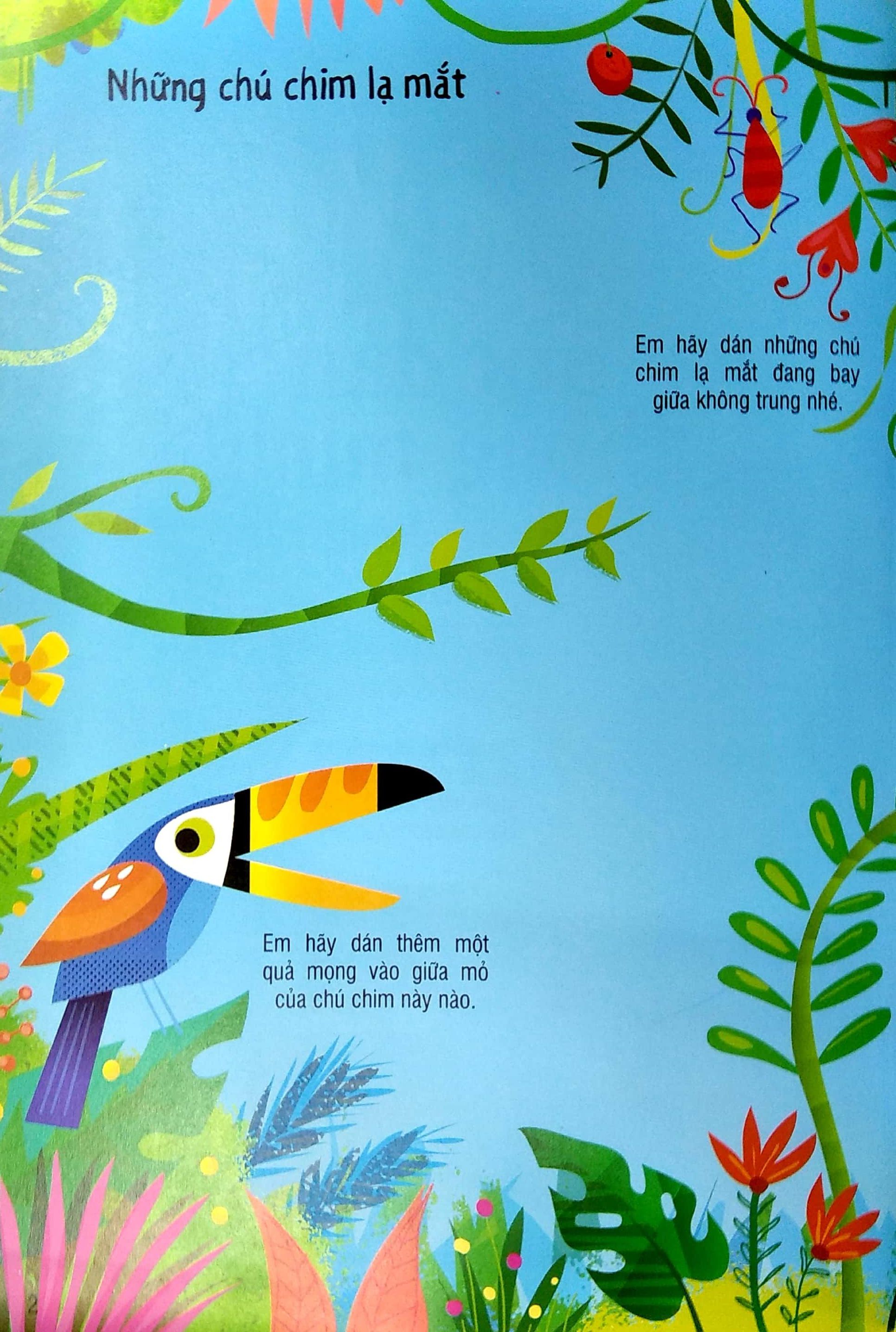 bóc dán thông minh - rừng rậm