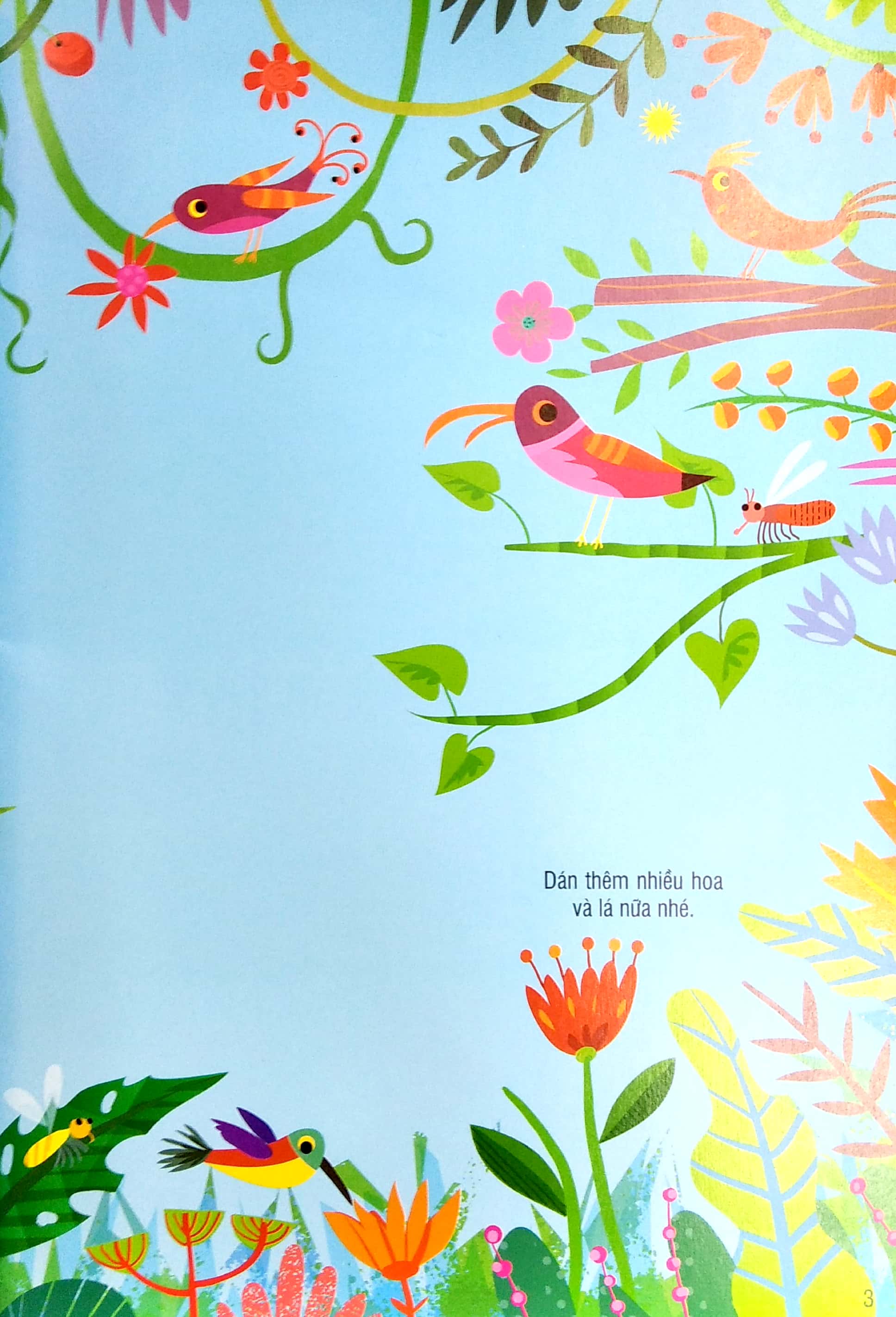 bóc dán thông minh - rừng rậm