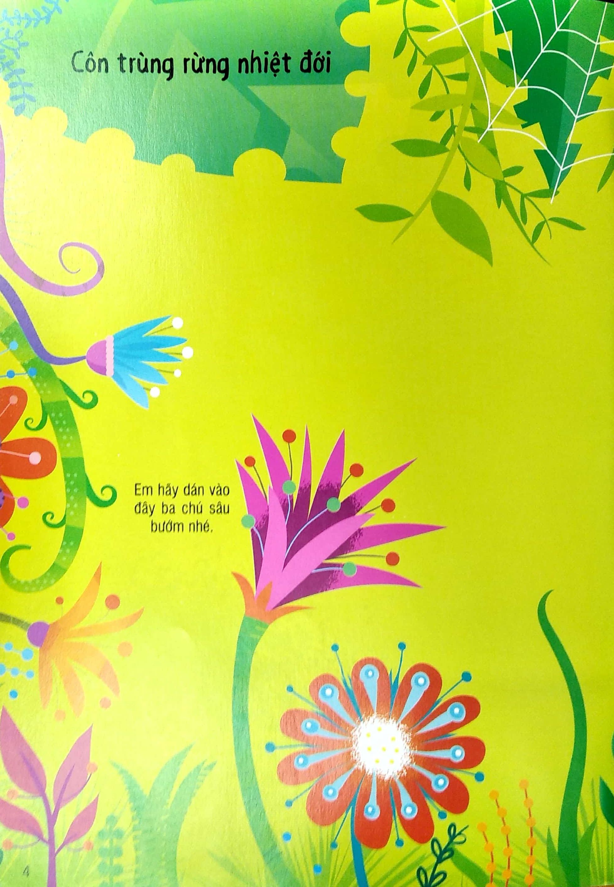 bóc dán thông minh - rừng rậm