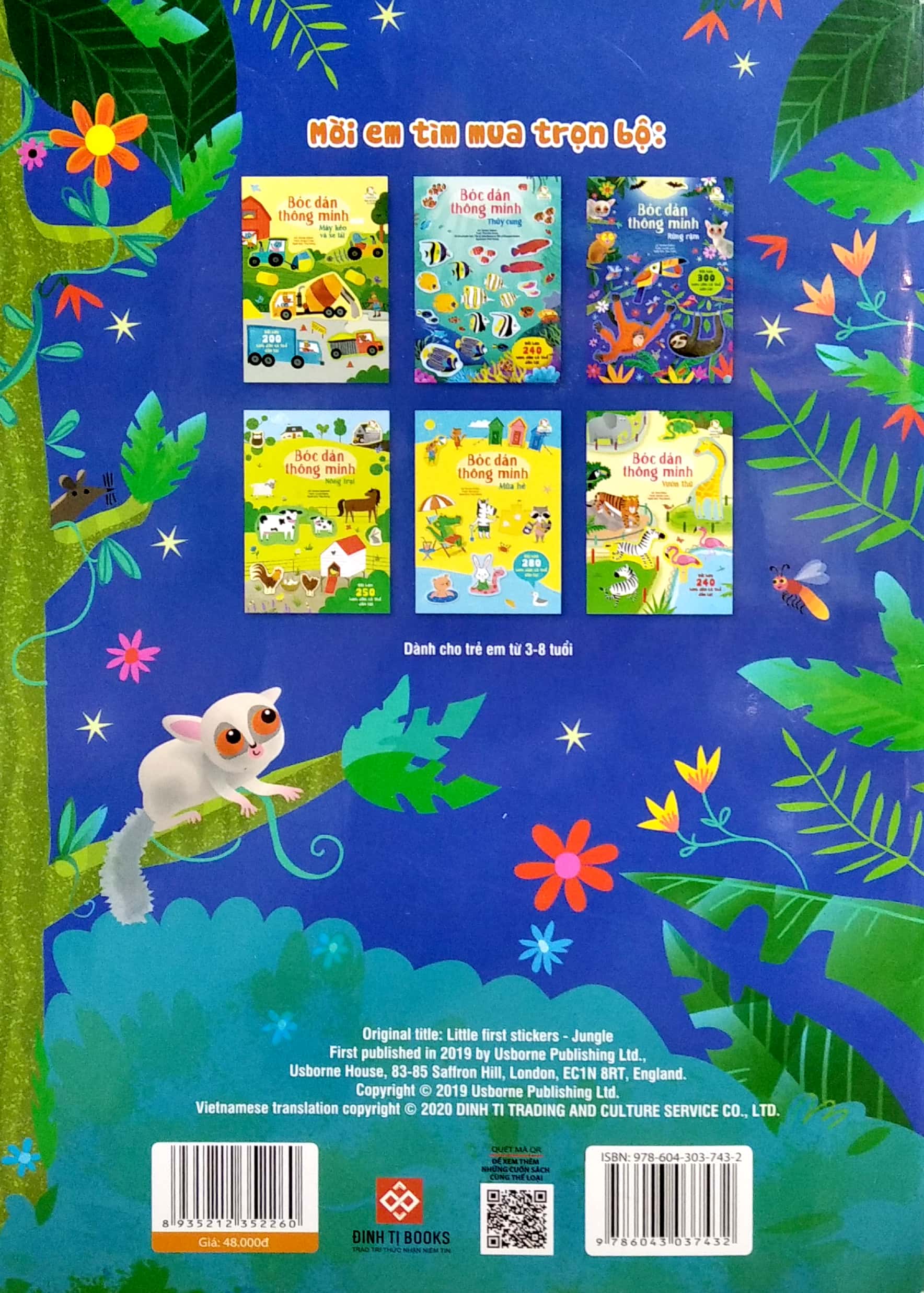 bóc dán thông minh - rừng rậm