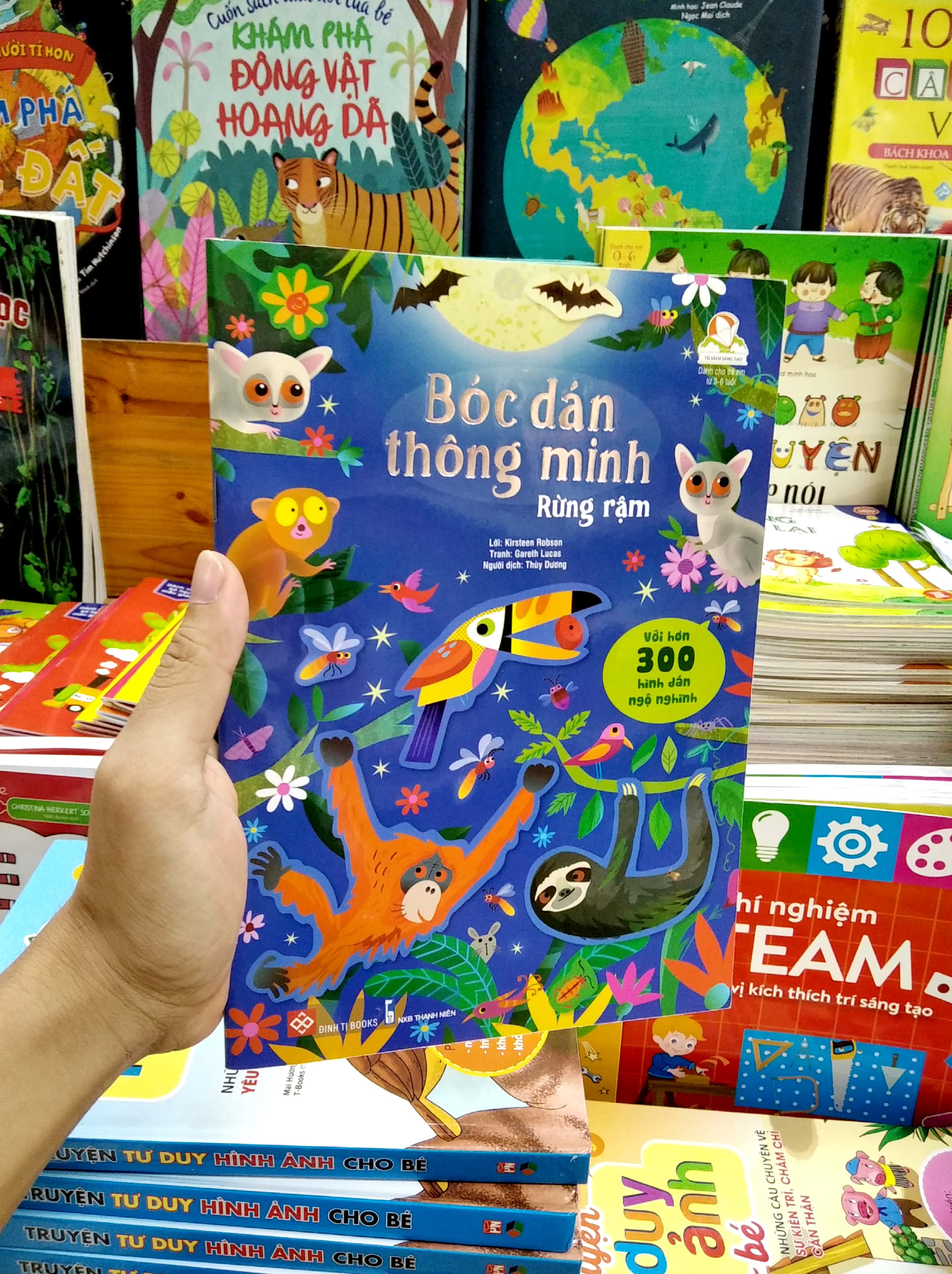 bóc dán thông minh - rừng rậm