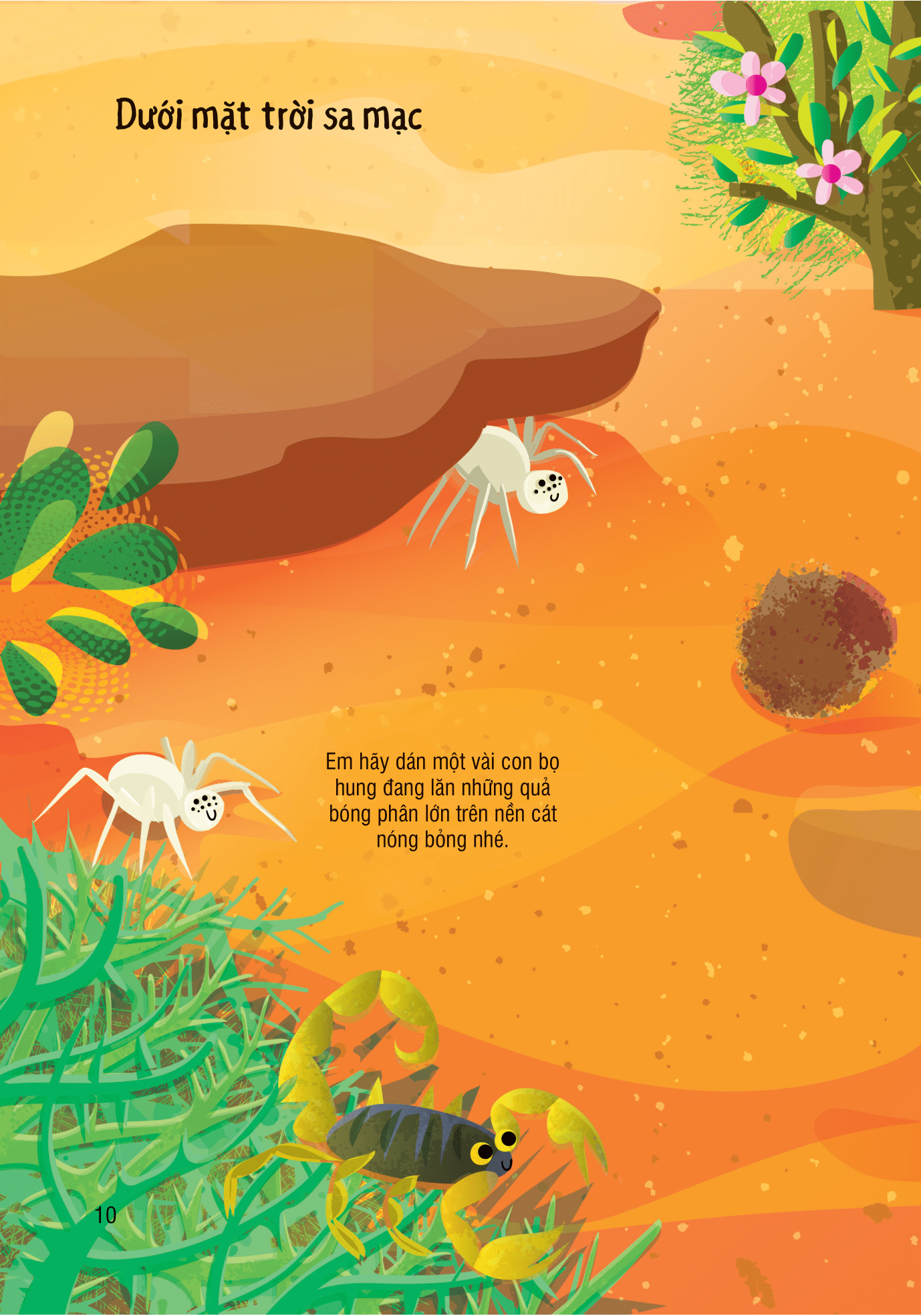 bóc dán thông minh - sâu bọ (dành cho trẻ từ 3-8 tuổi)