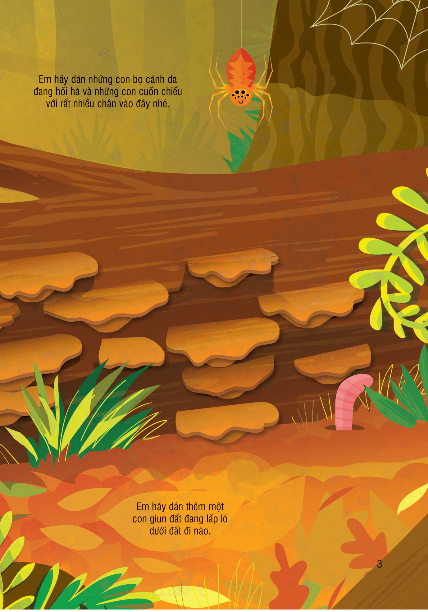 bóc dán thông minh - sâu bọ (dành cho trẻ từ 3-8 tuổi)