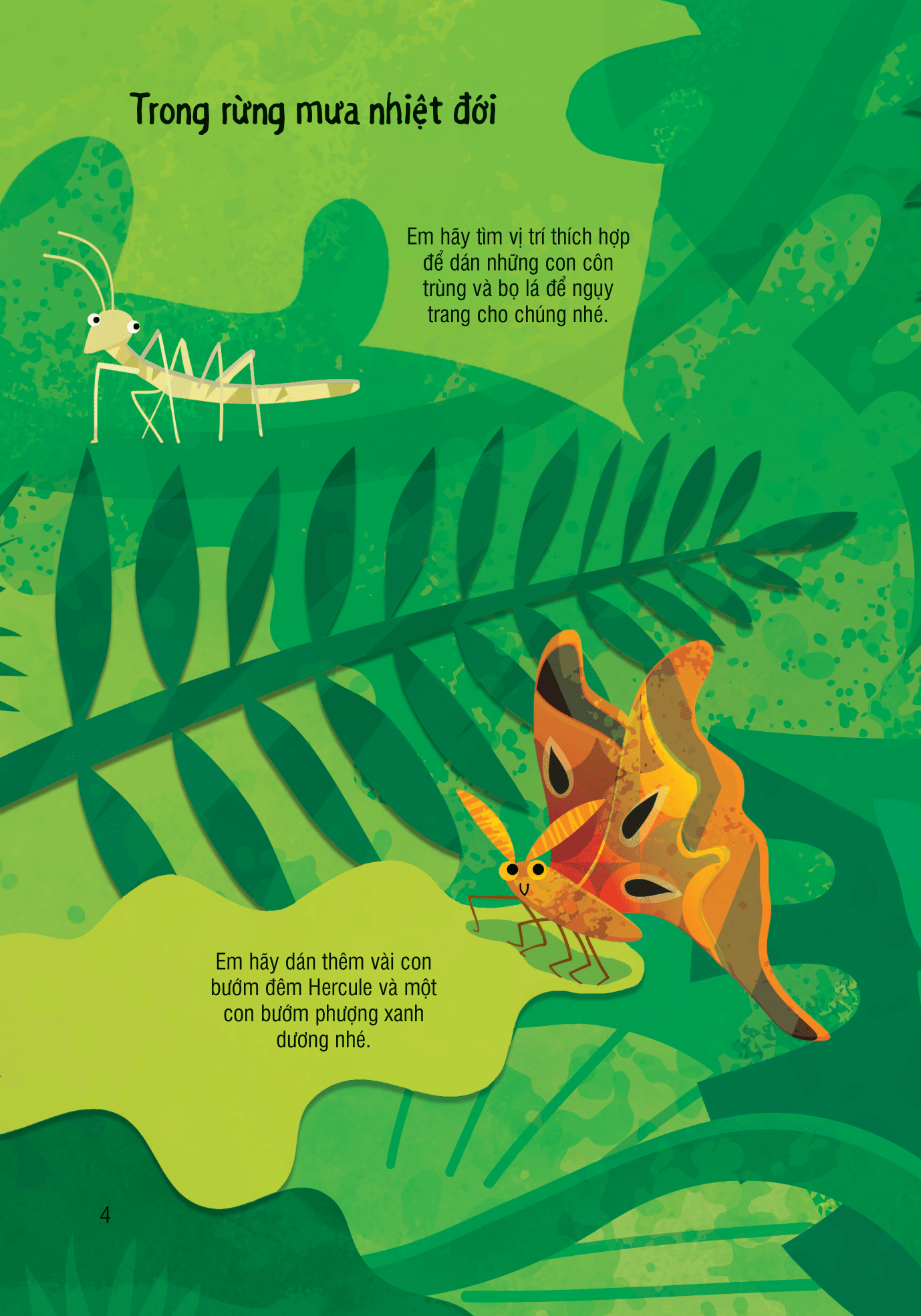 bóc dán thông minh - sâu bọ (dành cho trẻ từ 3-8 tuổi)