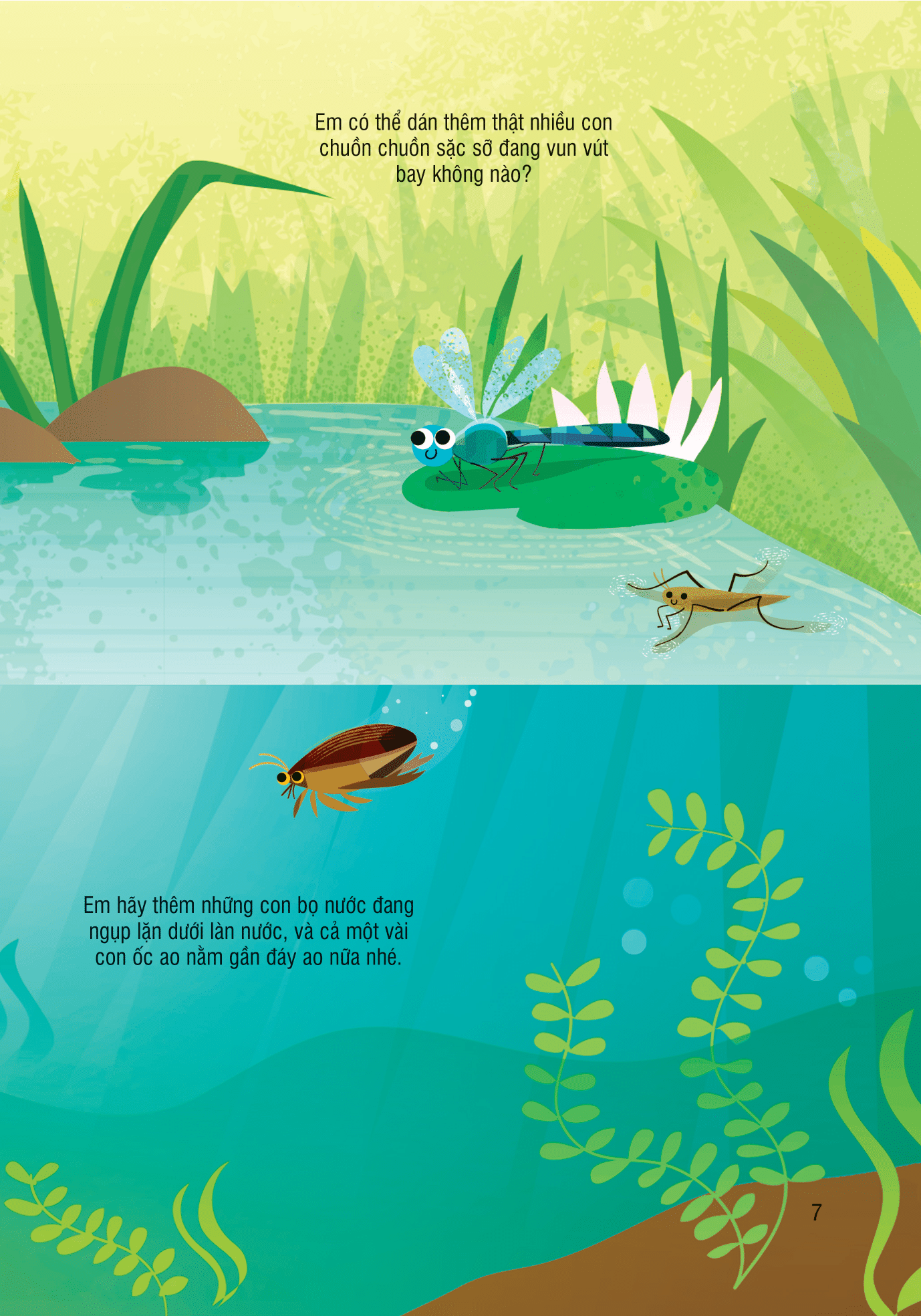 bóc dán thông minh - sâu bọ (dành cho trẻ từ 3-8 tuổi)