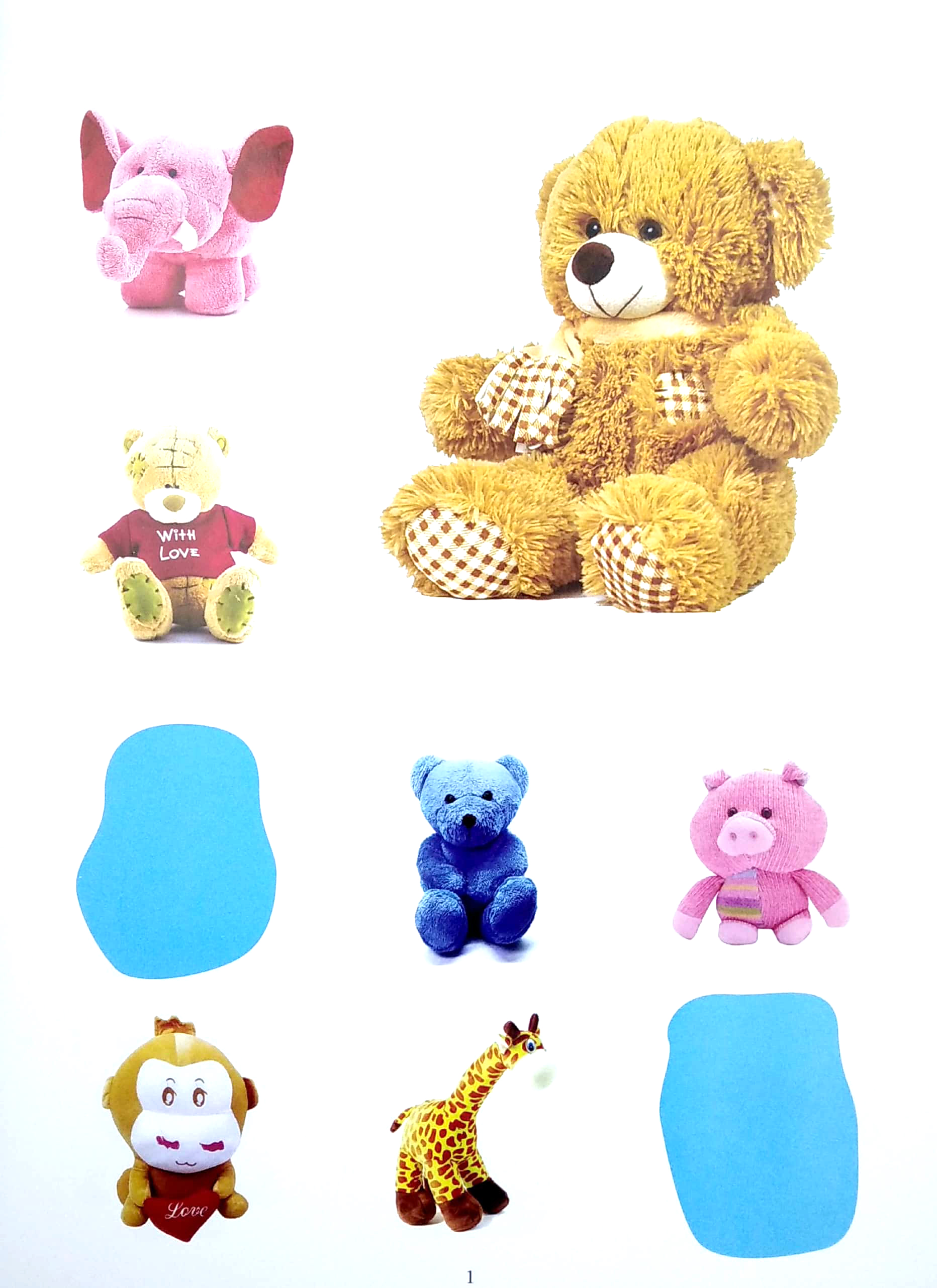 bóc dán thông minh - thú nhồi bông (tái bản 2022)