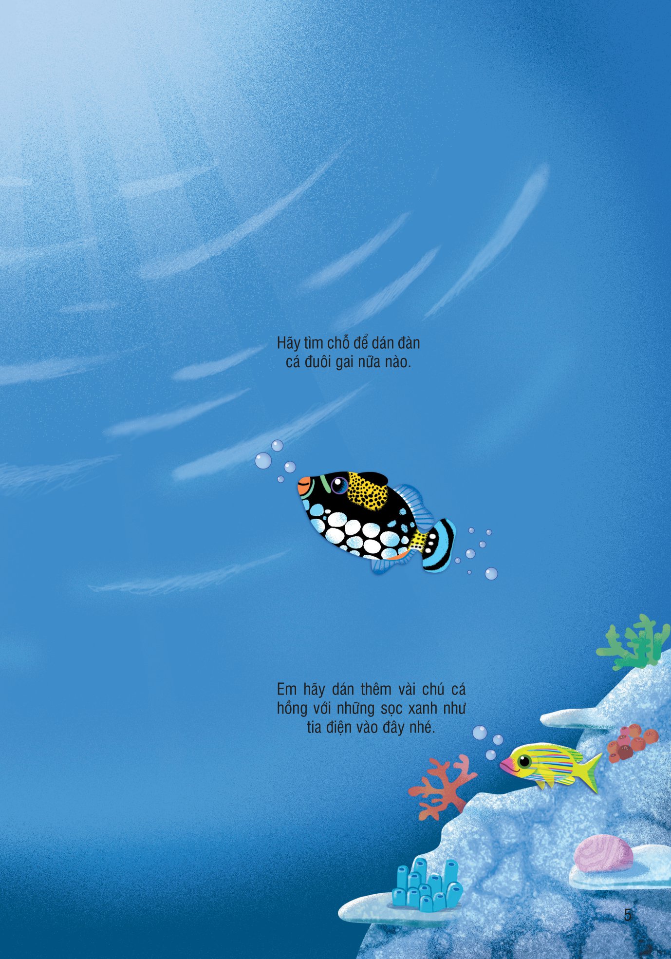 bóc dán thông minh - thủy cung