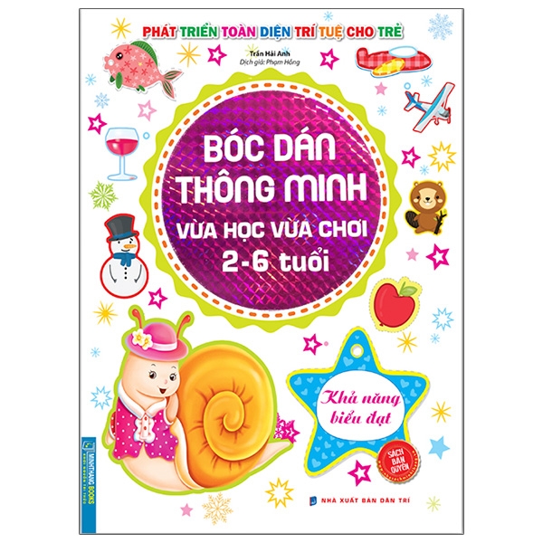 bóc dán thông minh vừa học vừa chơi 2-6 tuổi - khả năng biểu đạt