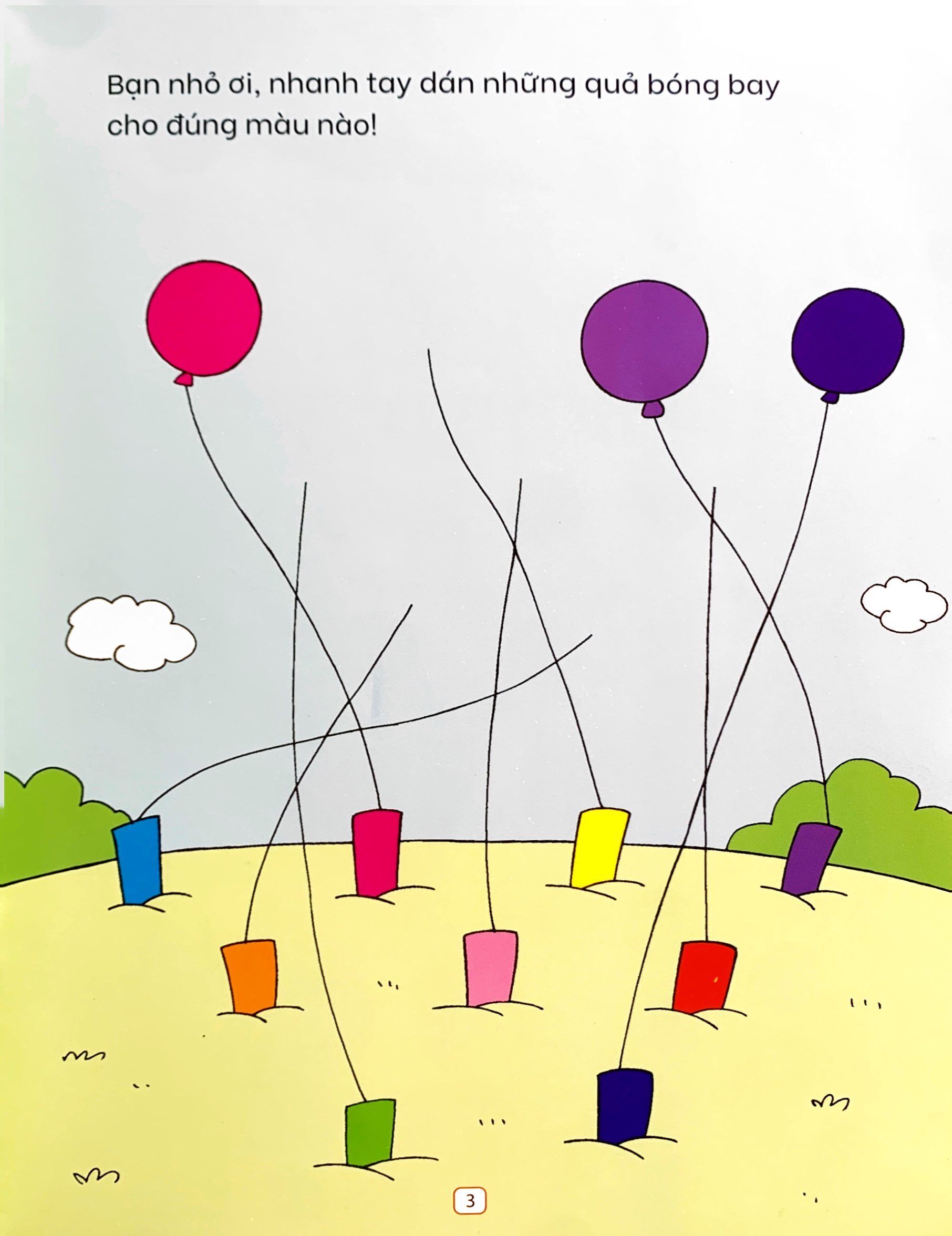 bóc dán thông minh vừa học vừa chơi 2-6 tuổi - khả năng ghi nhớ