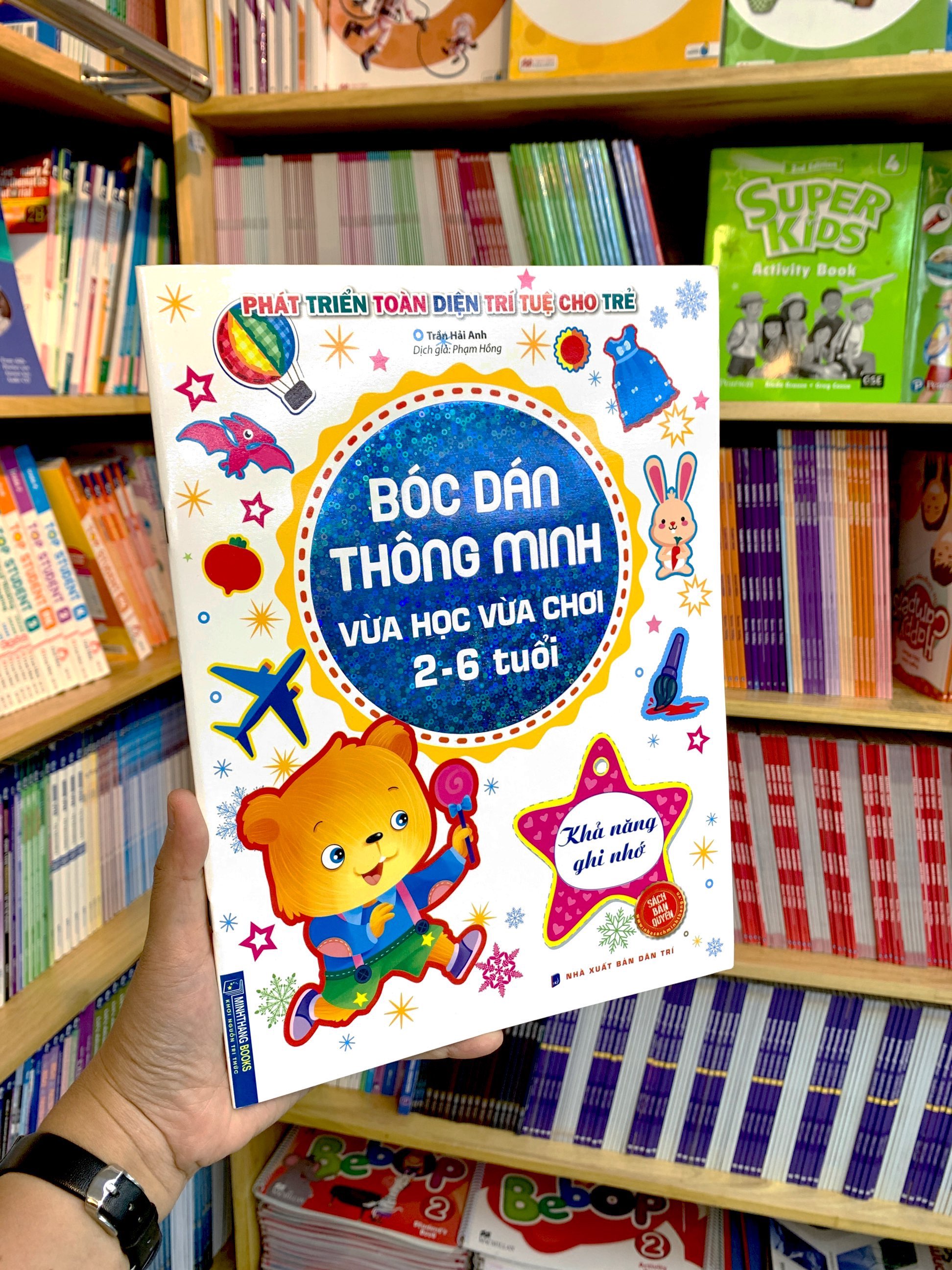 bóc dán thông minh vừa học vừa chơi 2-6 tuổi - khả năng ghi nhớ
