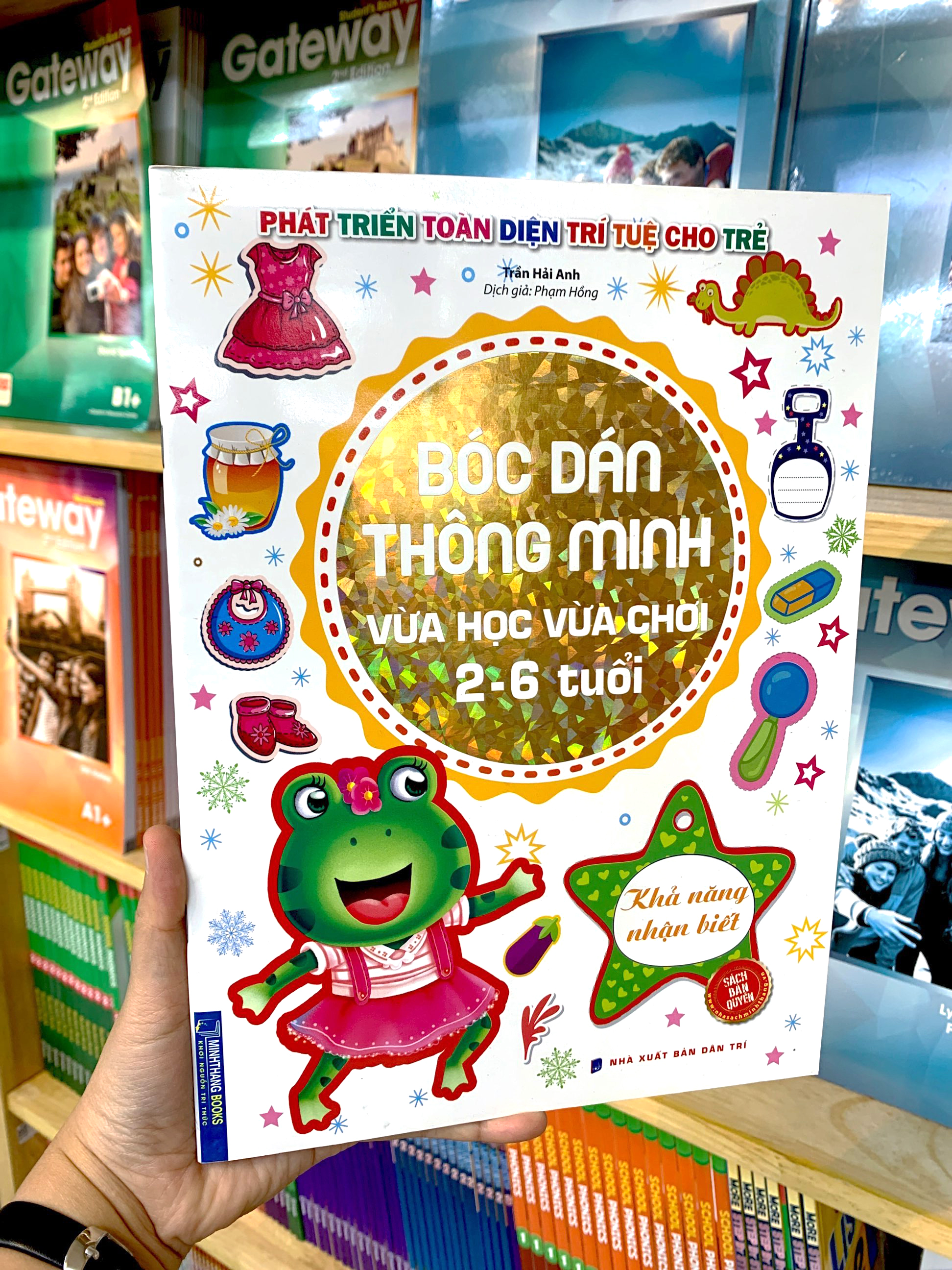 bóc dán thông minh vừa học vừa chơi 2-6 tuổi - khả năng nhận biết