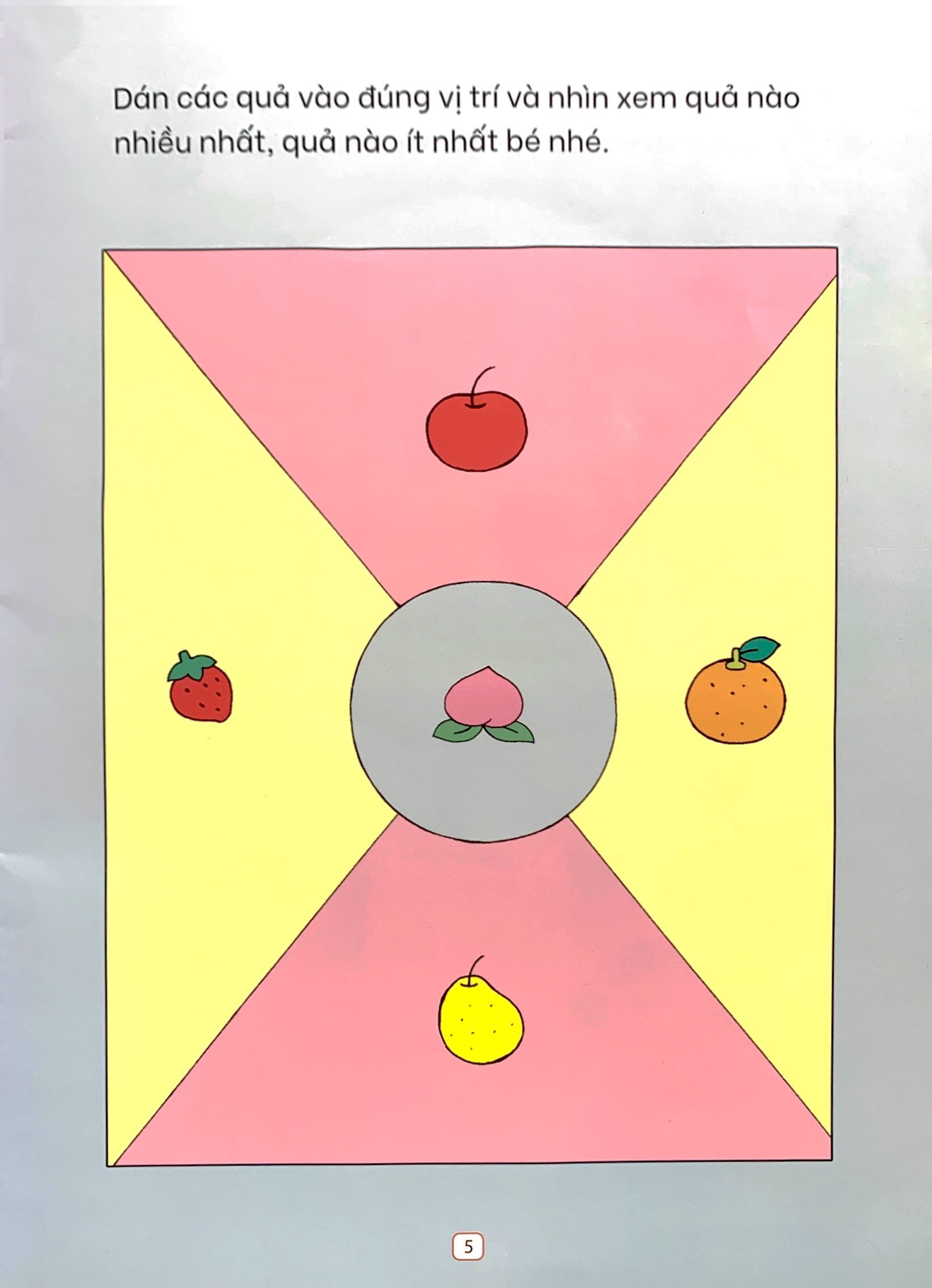 bóc dán thông minh vừa học vừa chơi 2-6 tuổi - khả năng phán đoán