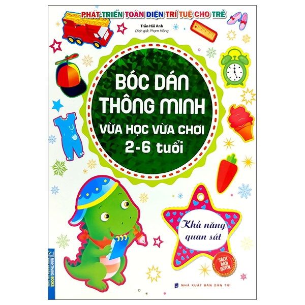 bóc dán thông minh vừa học vừa chơi 2-6 tuổi - khả năng quan sát