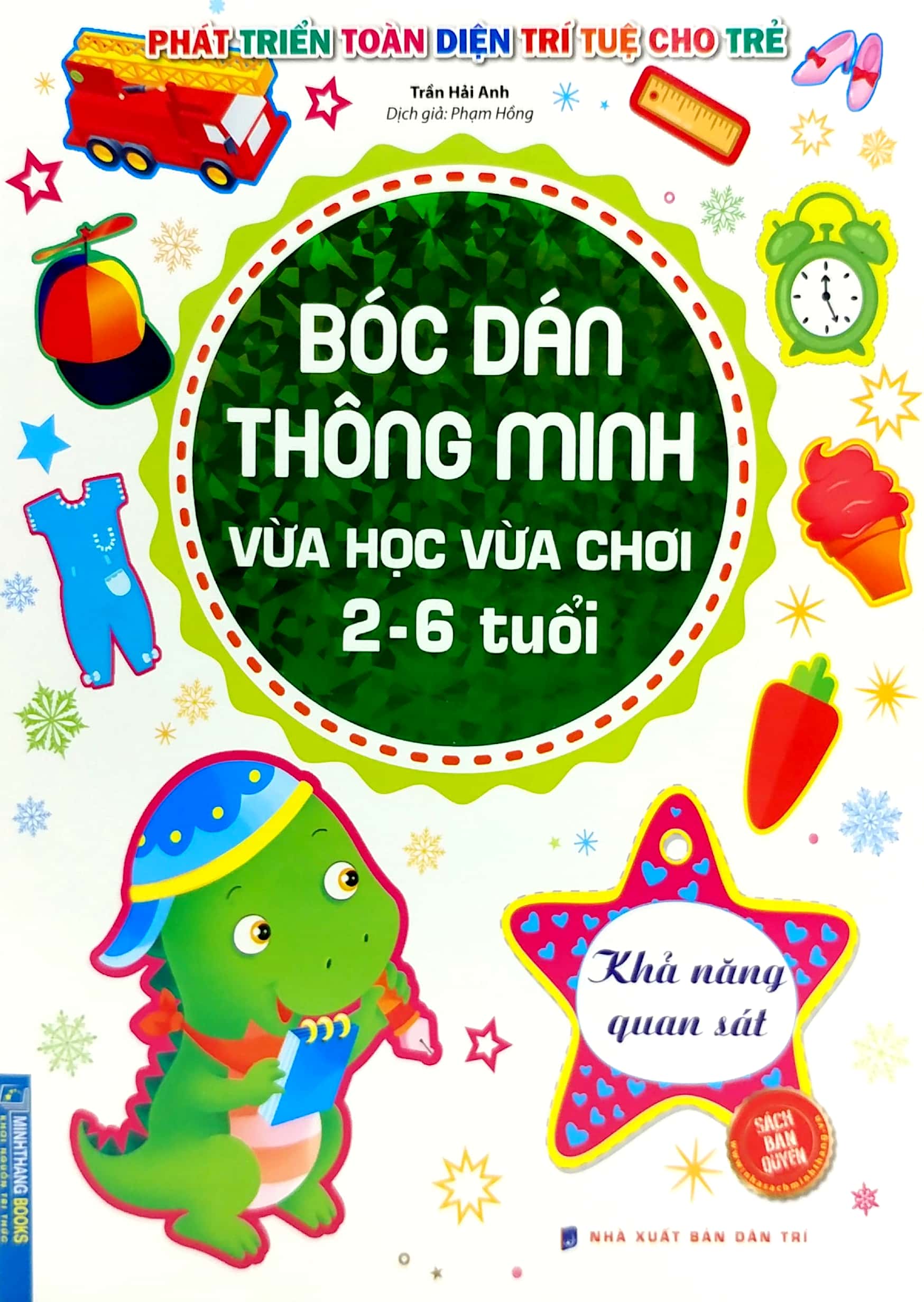 bóc dán thông minh vừa học vừa chơi 2-6 tuổi - khả năng quan sát