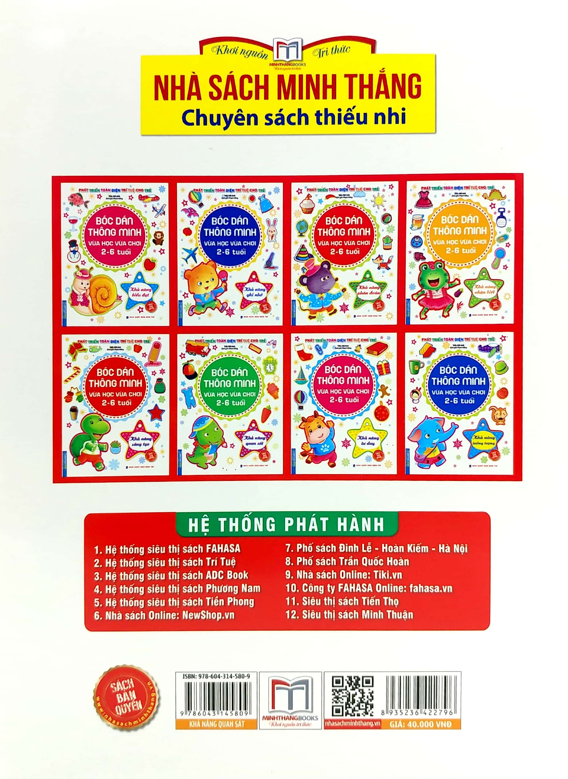 bóc dán thông minh vừa học vừa chơi 2-6 tuổi - khả năng quan sát