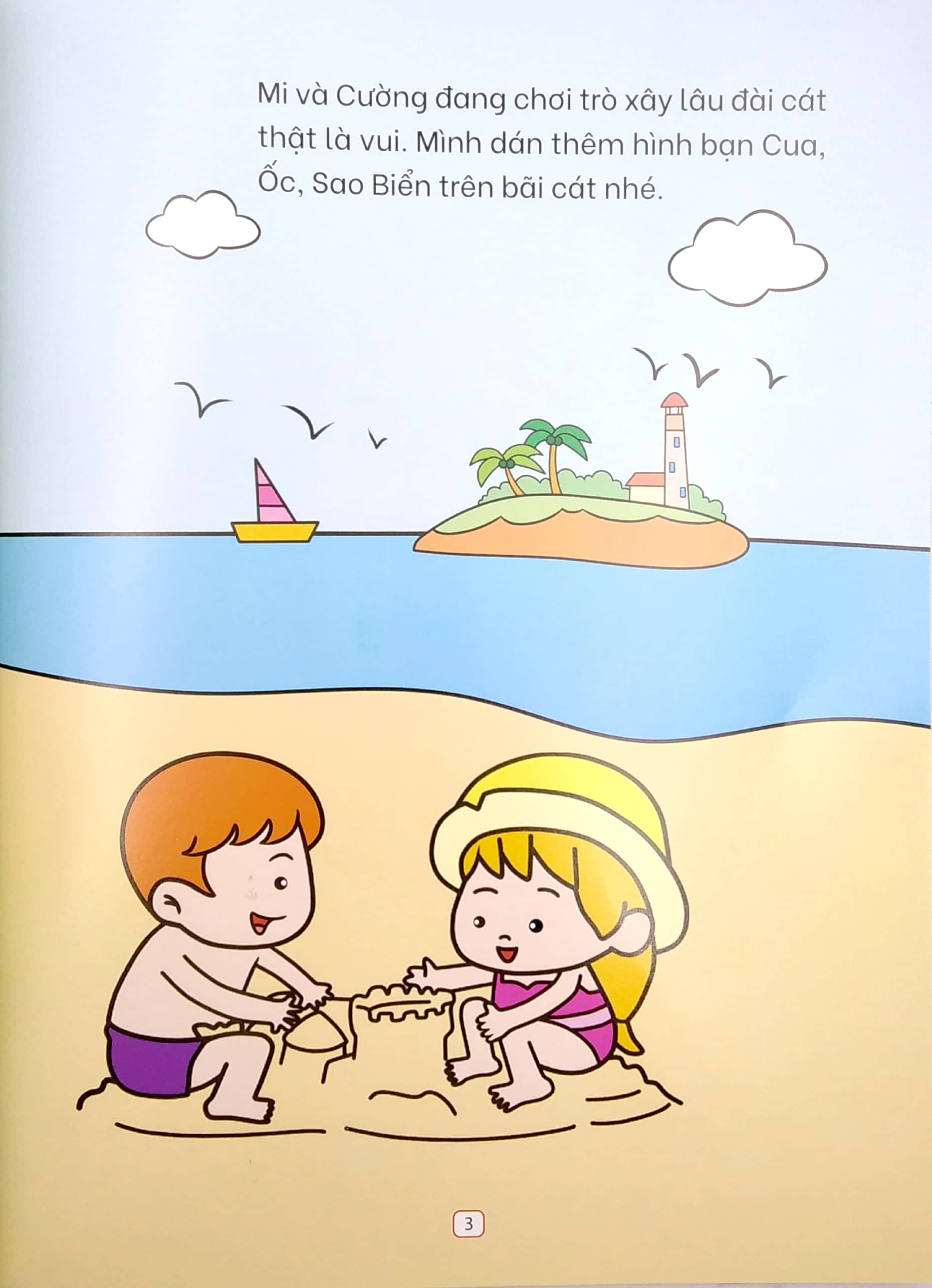 bóc dán thông minh vừa học vừa chơi 2-6 tuổi - khả năng sáng tạo