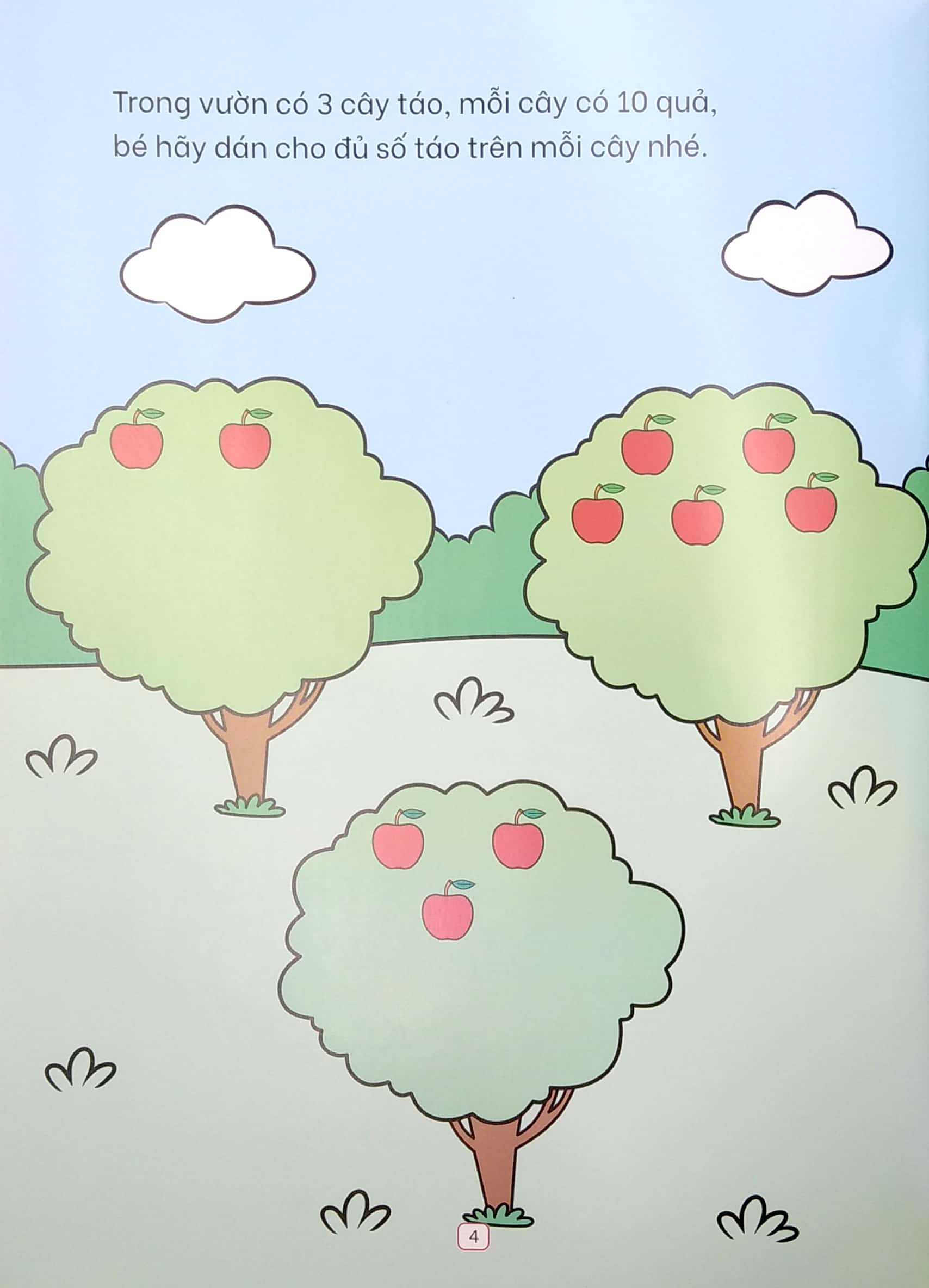 bóc dán thông minh vừa học vừa chơi 2-6 tuổi - khả năng tư duy