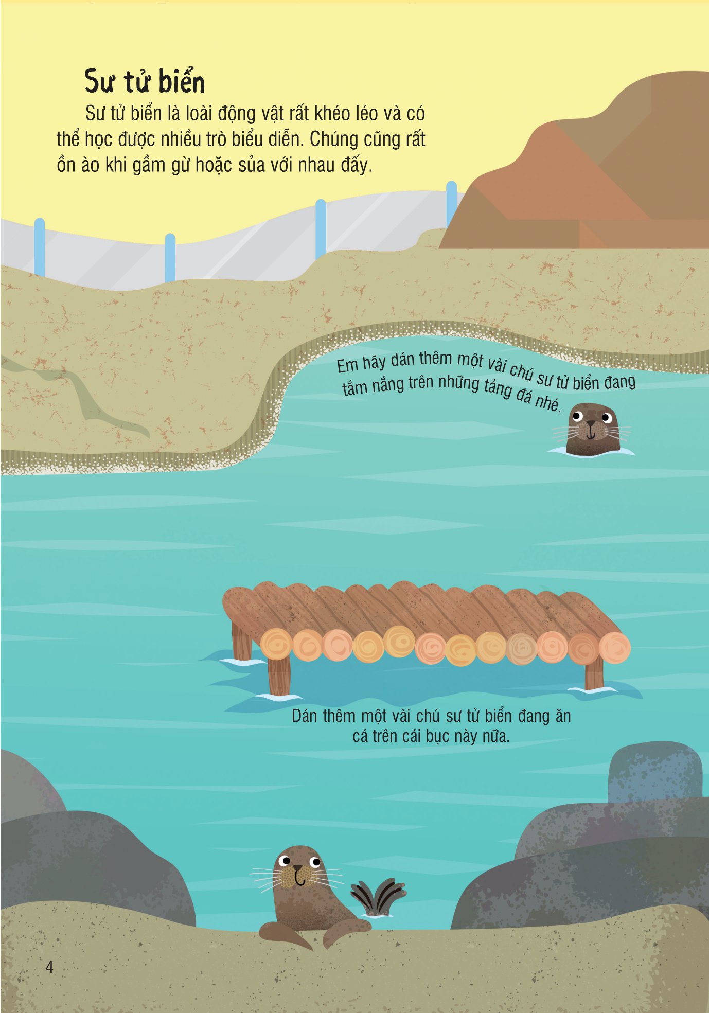 bóc dán thông minh - vườn thú