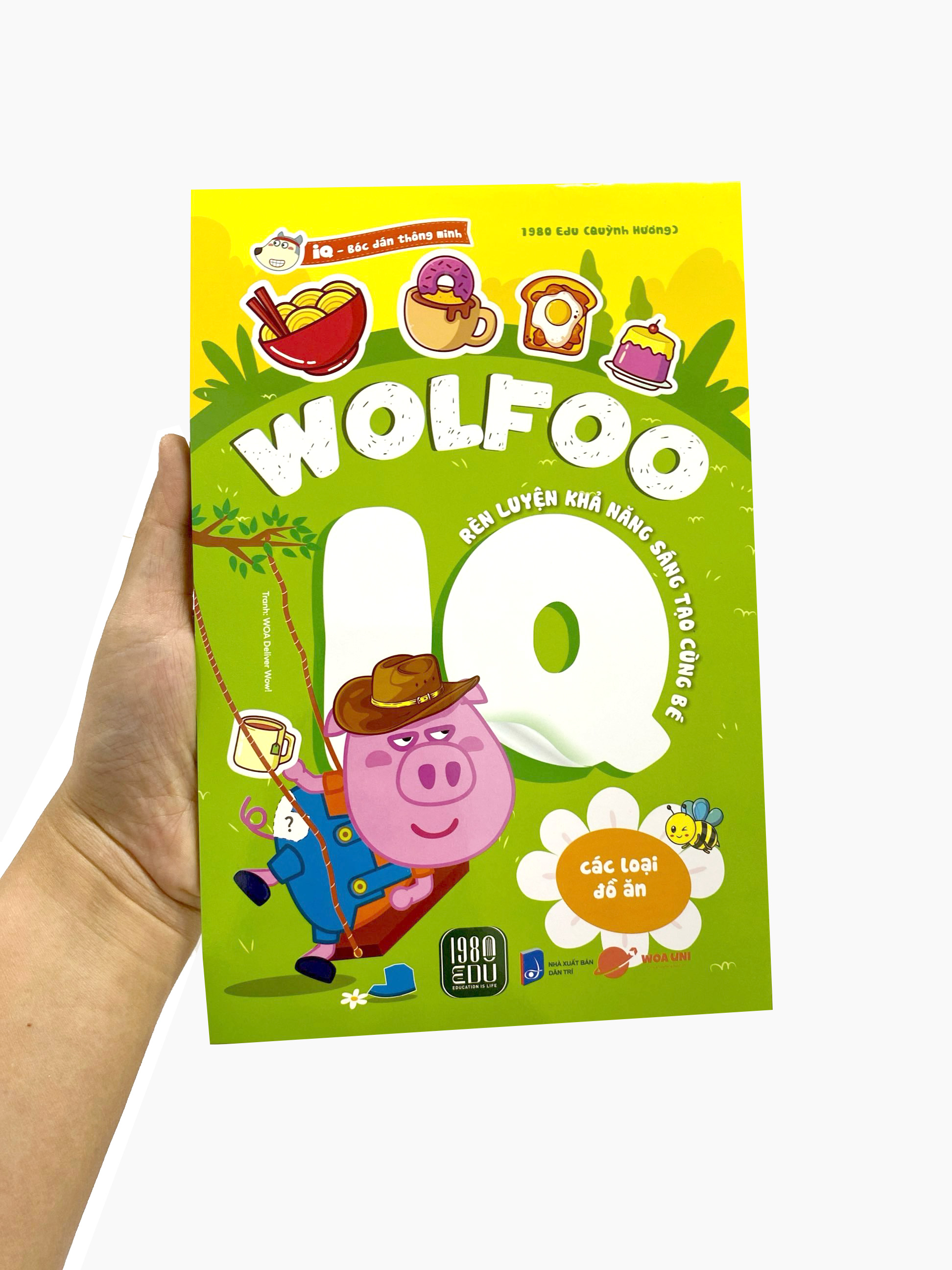 bóc dán thông minh - wolfoo iq rèn luyện khả năng sáng tạo cùng bé - các loại đồ ăn