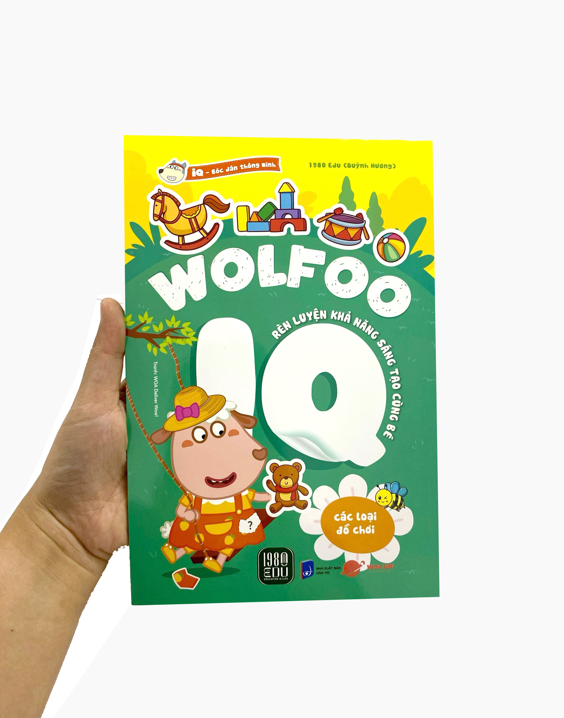 bóc dán thông minh - wolfoo iq rèn luyện khả năng sáng tạo cùng bé - các loại đồ chơi