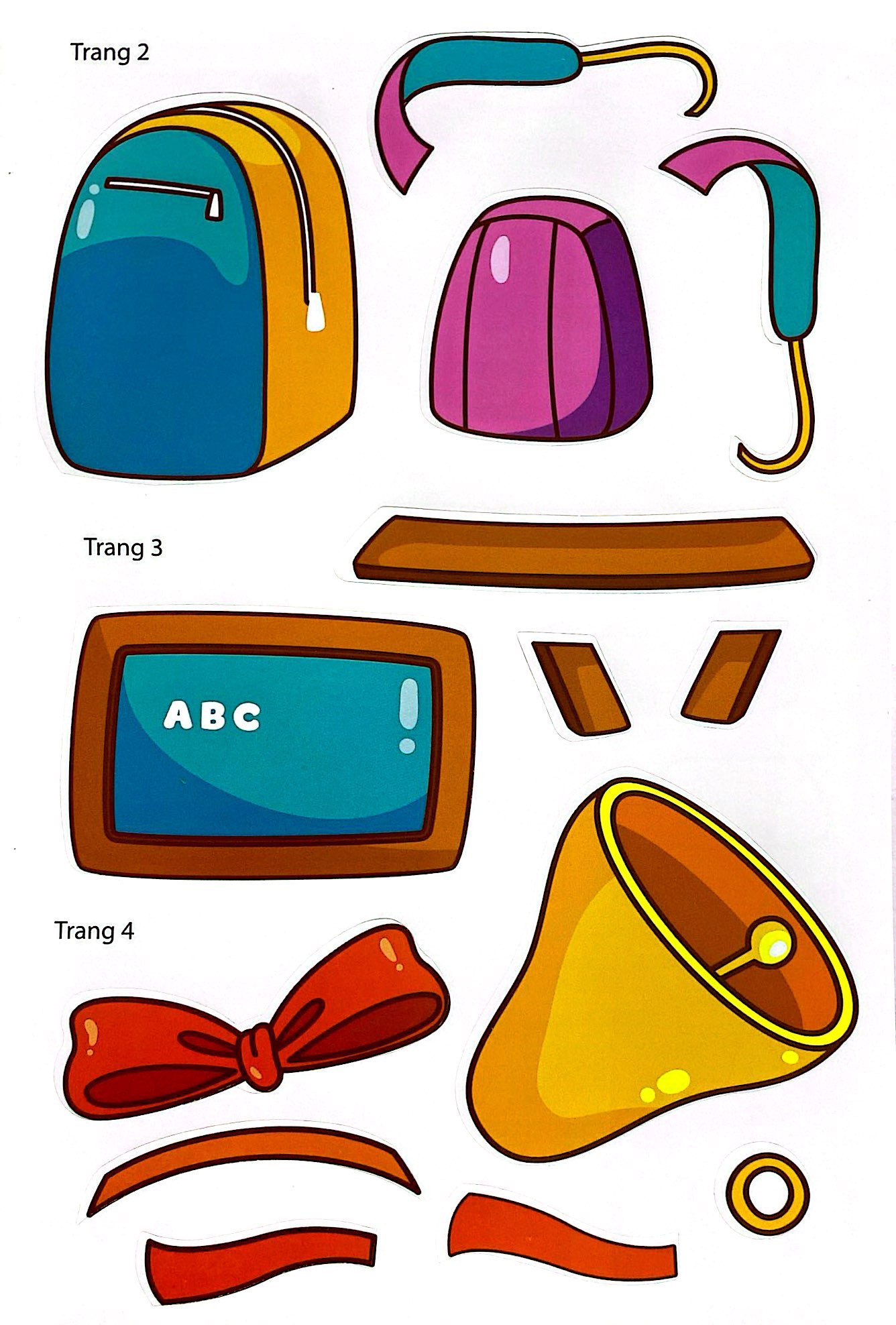 bóc dán thông minh - wolfoo iq rèn luyện khả năng sáng tạo cùng bé - các loại đồ dùng học tập