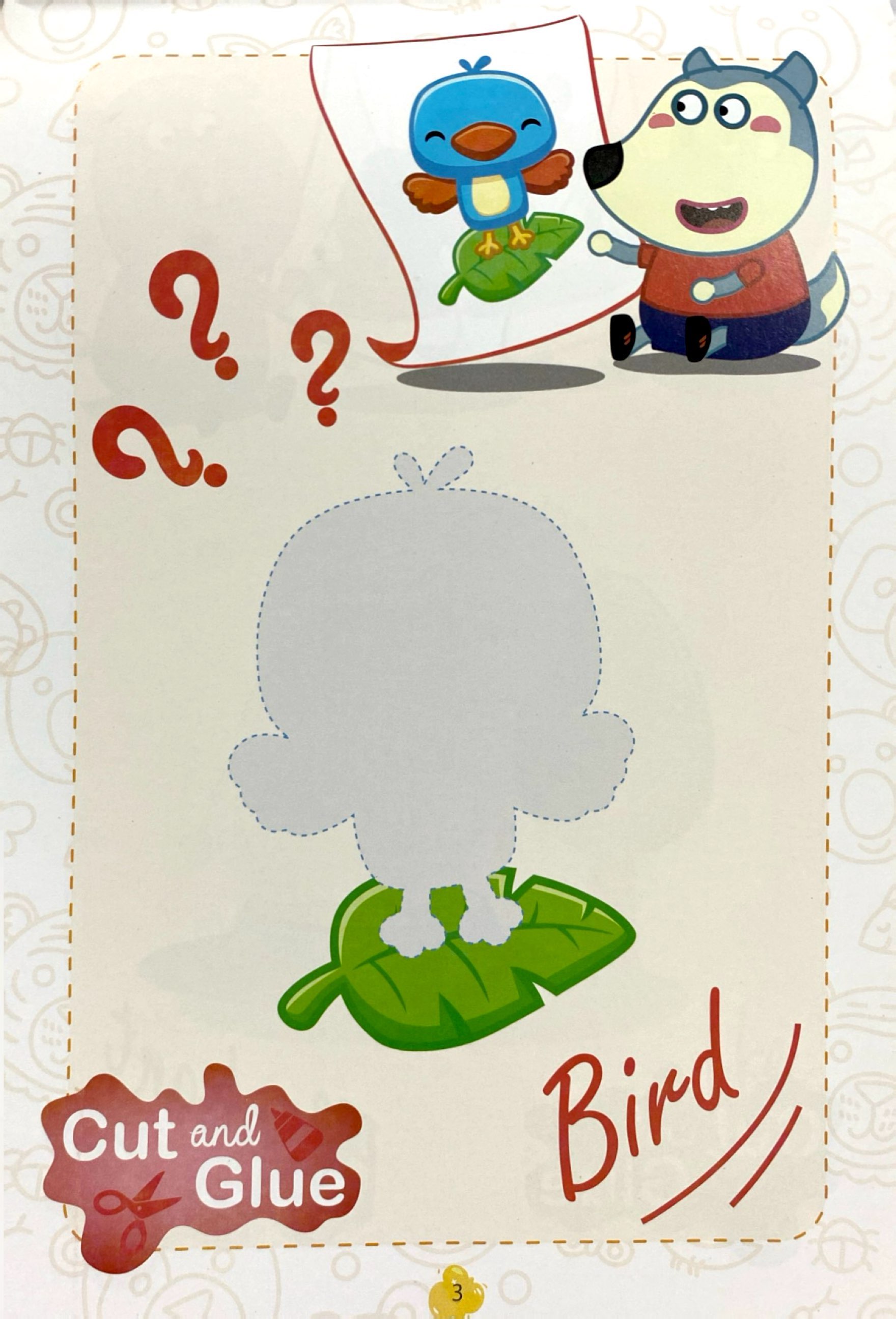 bóc dán thông minh - wolfoo iq rèn luyện khả năng sáng tạo cùng bé - các loài động vật