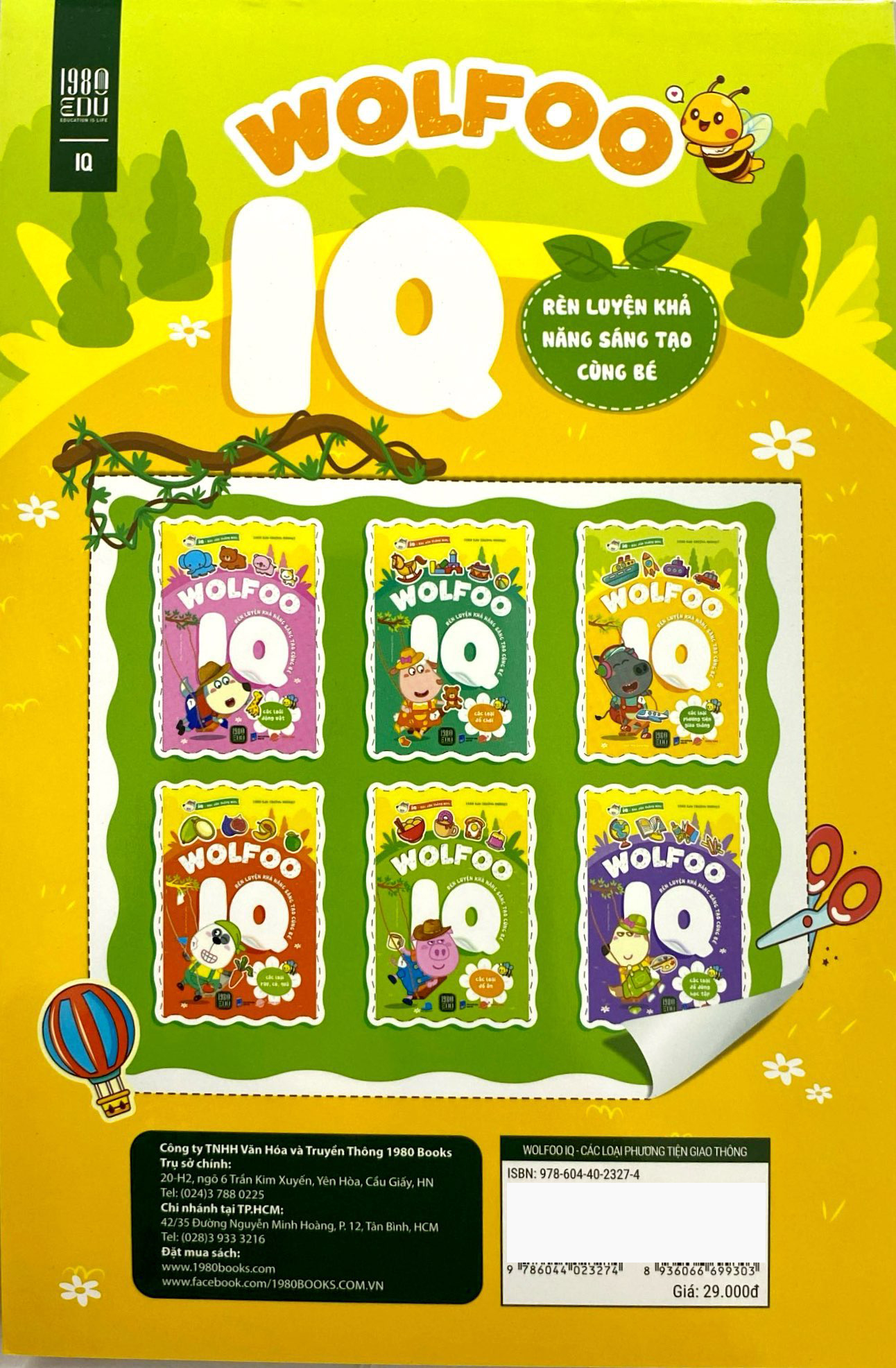 bóc dán thông minh - wolfoo iq rèn luyện khả năng sáng tạo cùng bé - các loại phương tiện giao thông