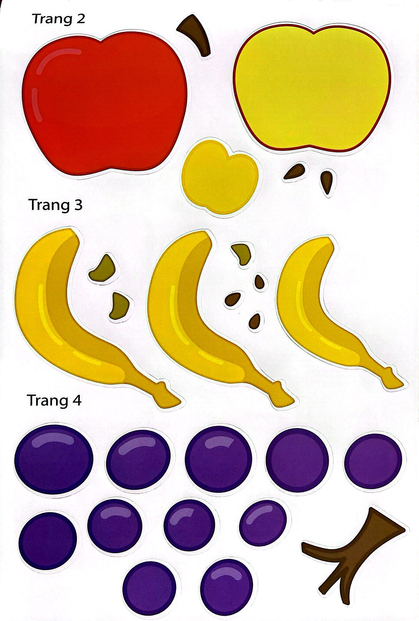 bóc dán thông minh - wolfoo iq rèn luyện khả năng sáng tạo cùng bé - các loại rau củ quả