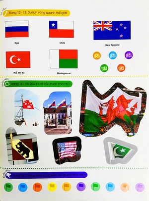 bóc dán tuyệt đỉnh - các lá cờ trên thế giới (tái bản)