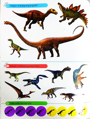 bóc dán tuyệt đỉnh - khủng long (tái bản)