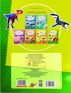 bóc dán tuyệt đỉnh - khủng long (tái bản)