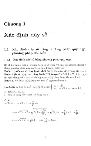 bồi dưỡng học sinh giỏi - chuyên khảo dãy số