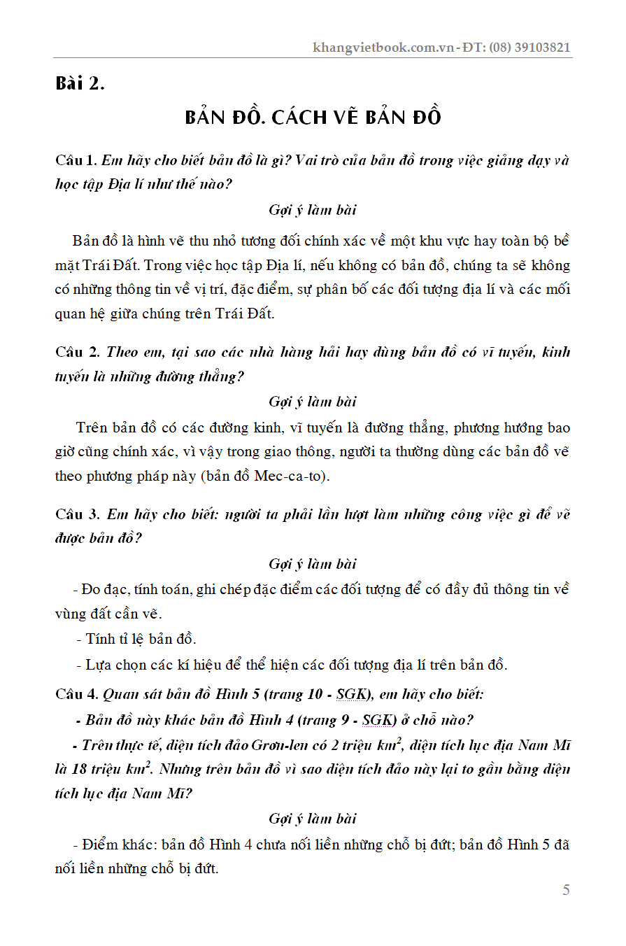 bồi dưỡng học sinh giỏi địa lí 6