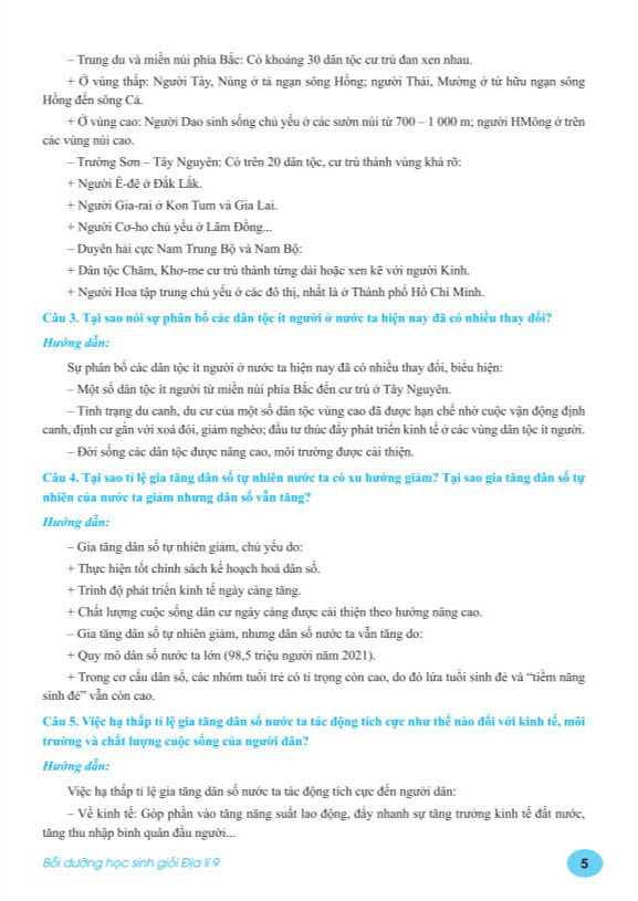 Boi Duong Hoc Sinh Gioi Dia Li 9 (Theo Chuong Trinh GDPT Moi)