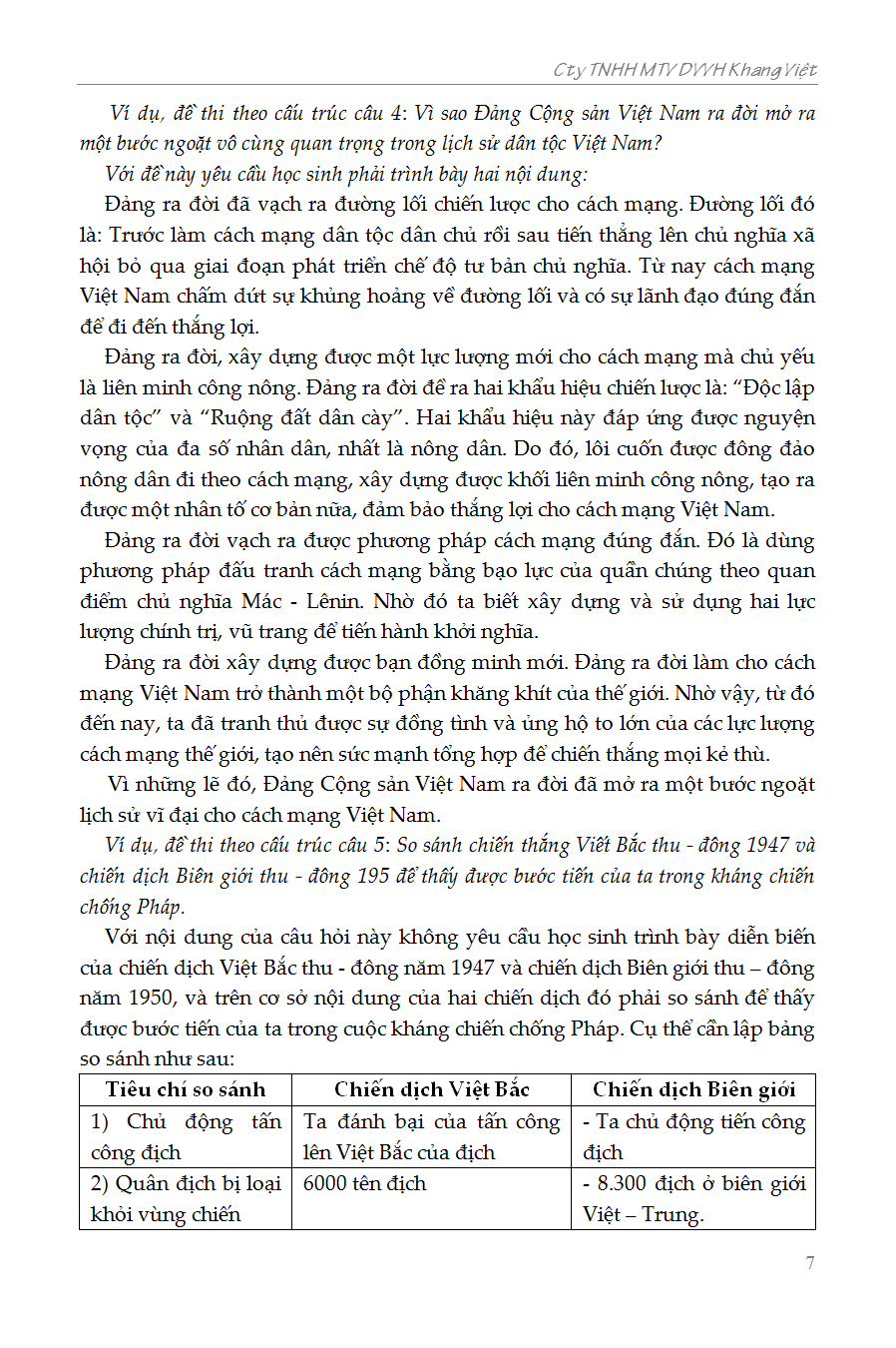 bồi dưỡng học sinh giỏi lịch sử 12 - phiên bản mới nhất