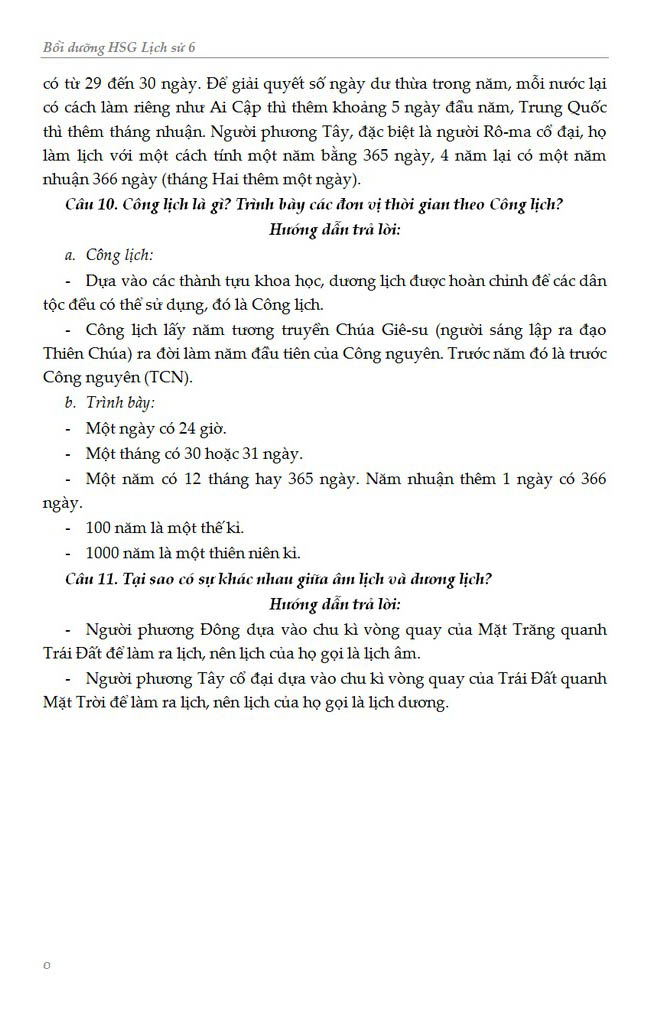 bồi dưỡng học sinh giỏi lịch sử 6