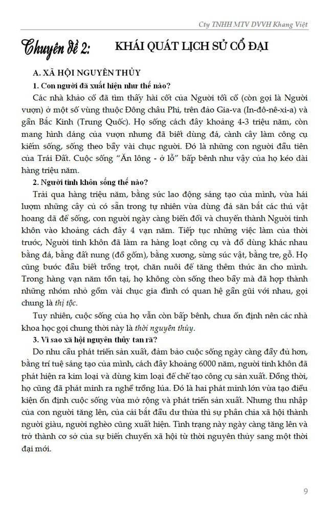 bồi dưỡng học sinh giỏi lịch sử 6