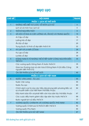 bồi dưỡng học sinh giỏi lịch sử 6 (theo chương trình giáo dục phổ thông mới)