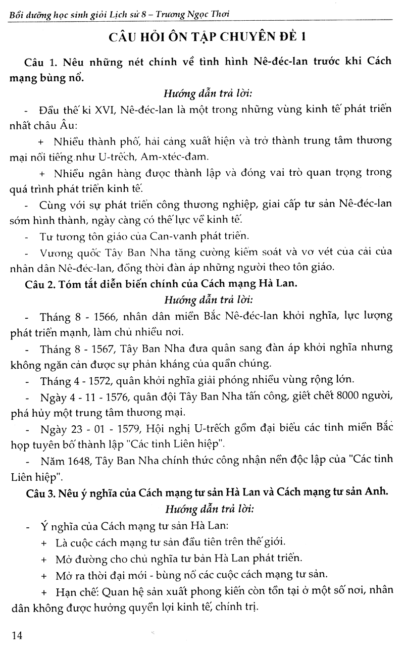 bồi dưỡng học sinh giỏi lịch sử 8 (2017)