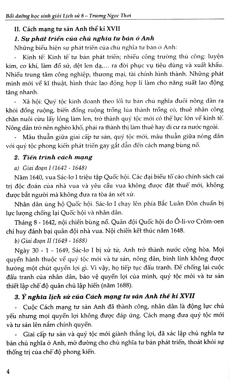 bồi dưỡng học sinh giỏi lịch sử 8 (2017)