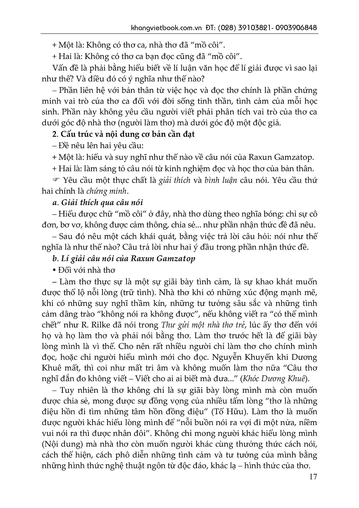 bồi dưỡng học sinh giỏi phát triển kĩ năng làm bài văn trung học phổ thông